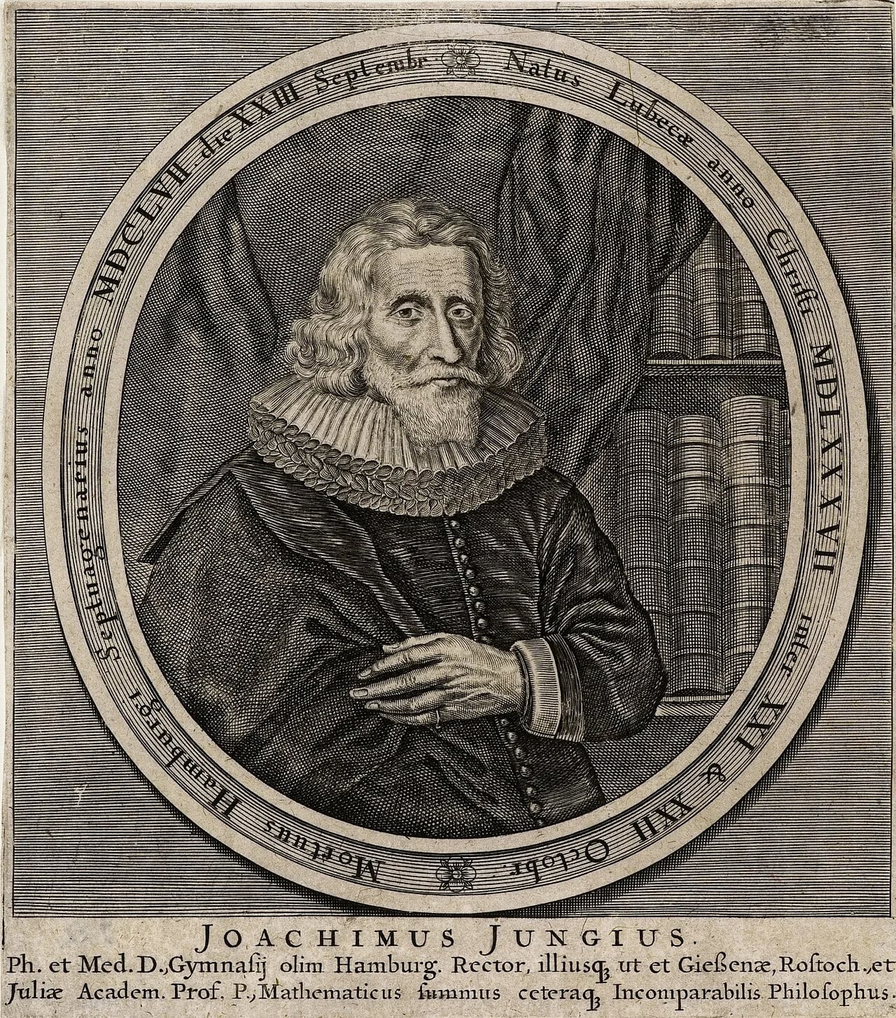 Portrait of Joachim Jungius (1587–1657) – memorial page