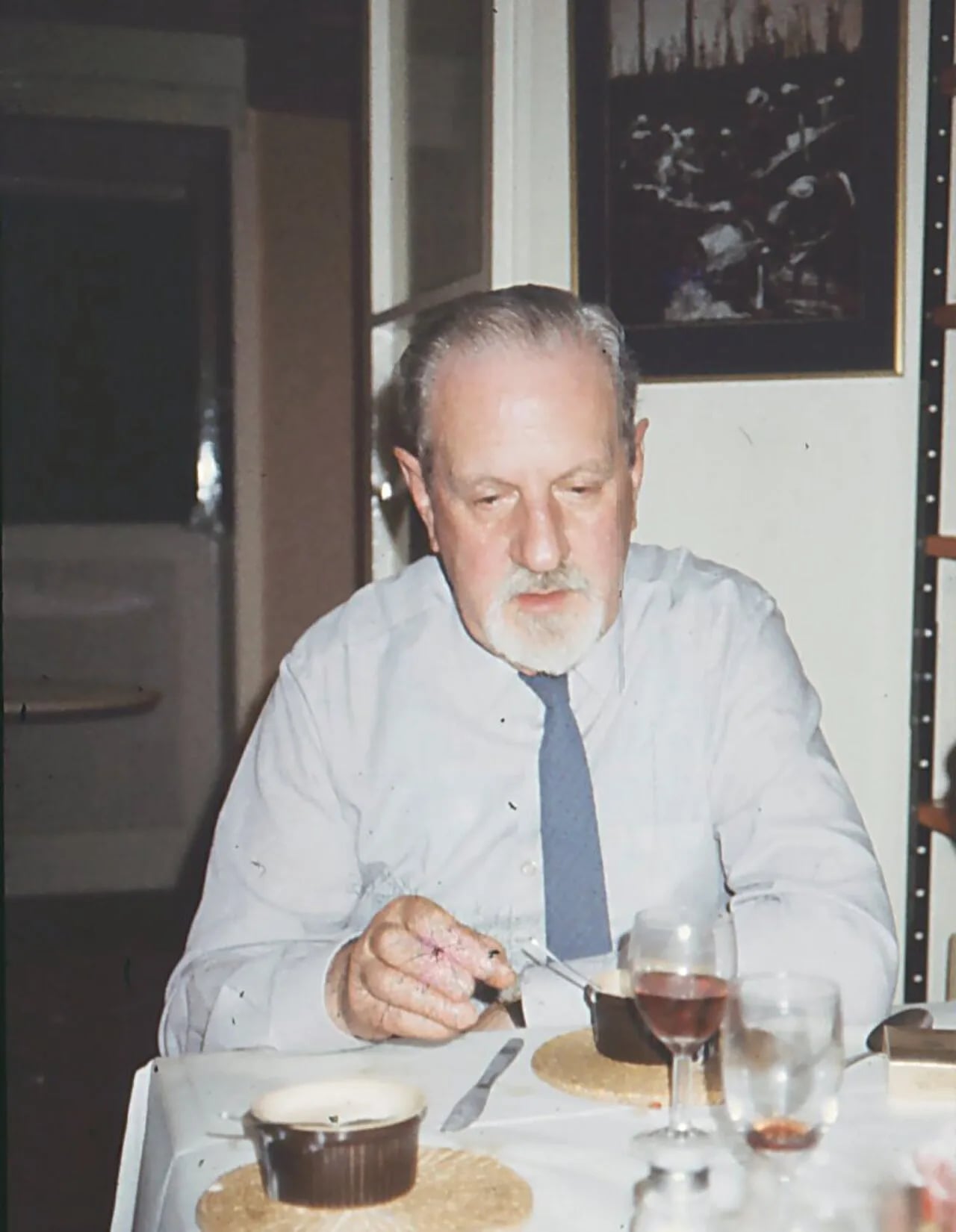 Portrait of Oscar Mellor (1921–2005) – memorial page