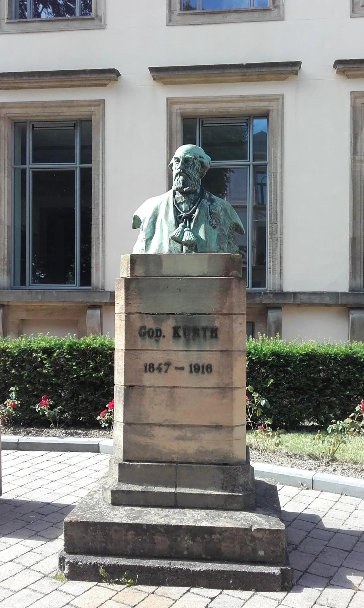 Portrait of Godefroid Kurth (1847–1916) – memorial page