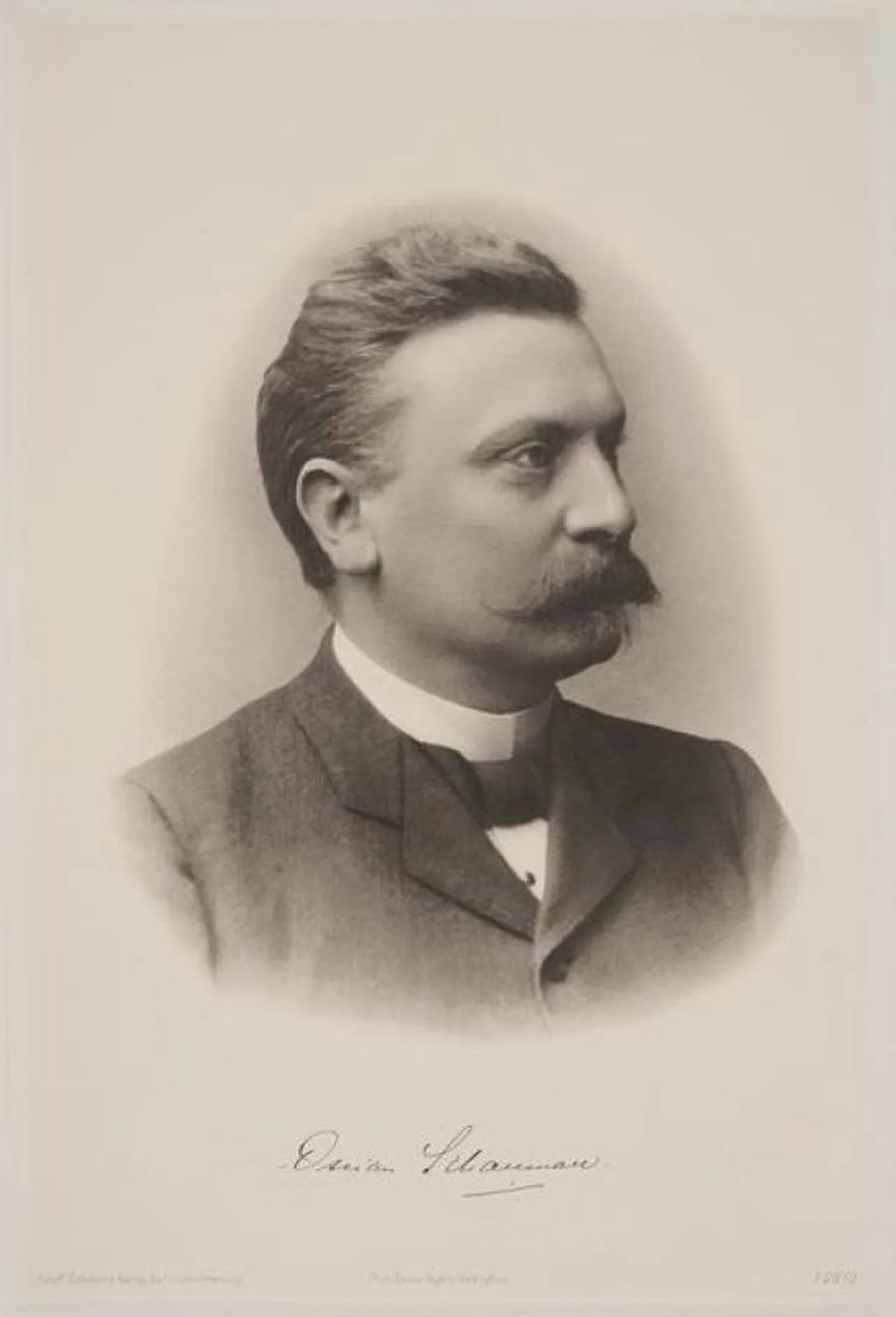 Porträt von Ossian Schauman (1862–1922) – Gedenkseite