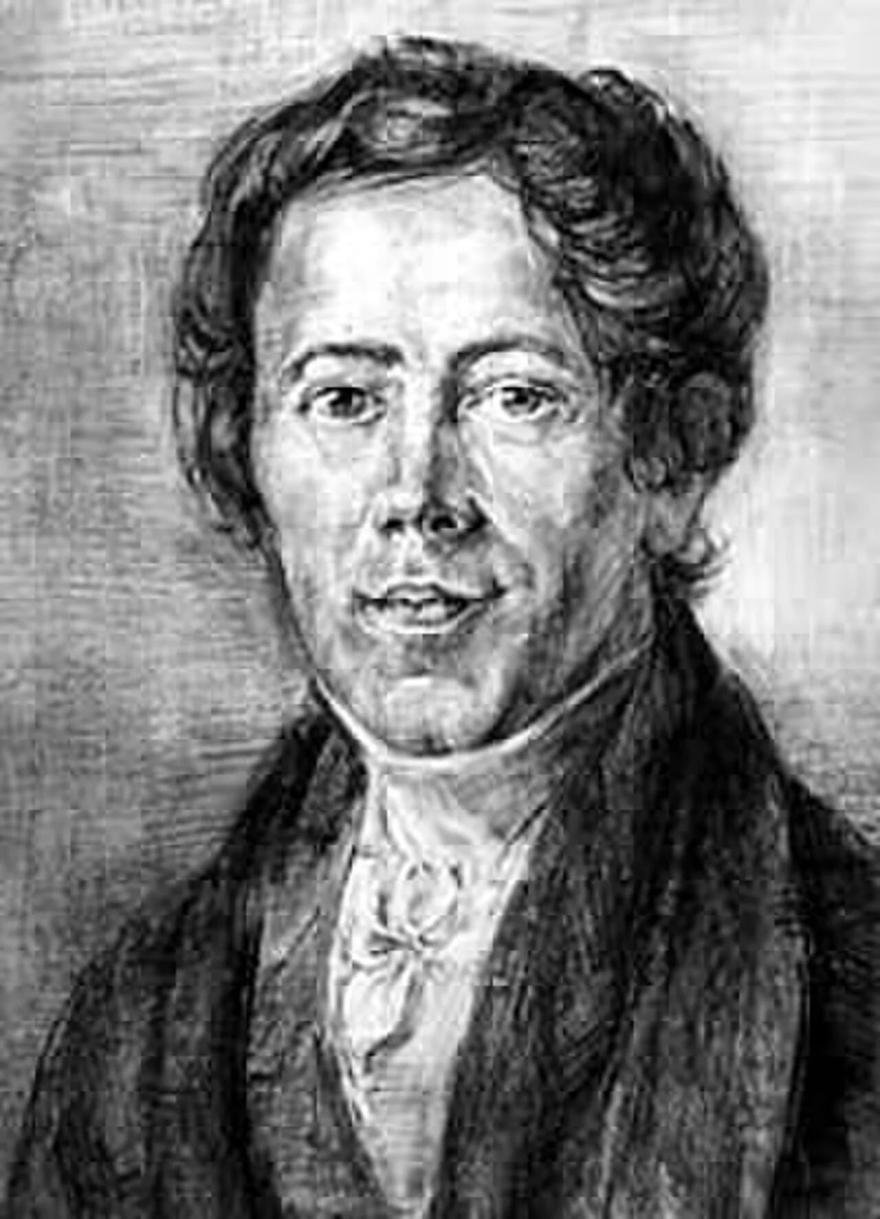 Porträt von Friedrich Adolf Ebert (1791–1834) – Gedenkseite