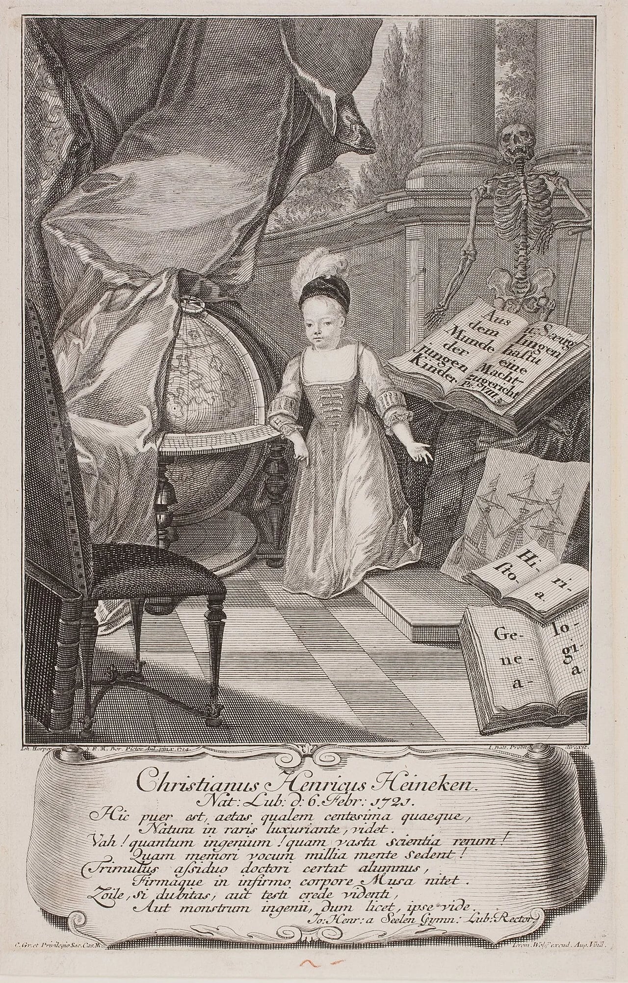 Portrait of Christian Henrich Heineken (1721–1725) – memorial page