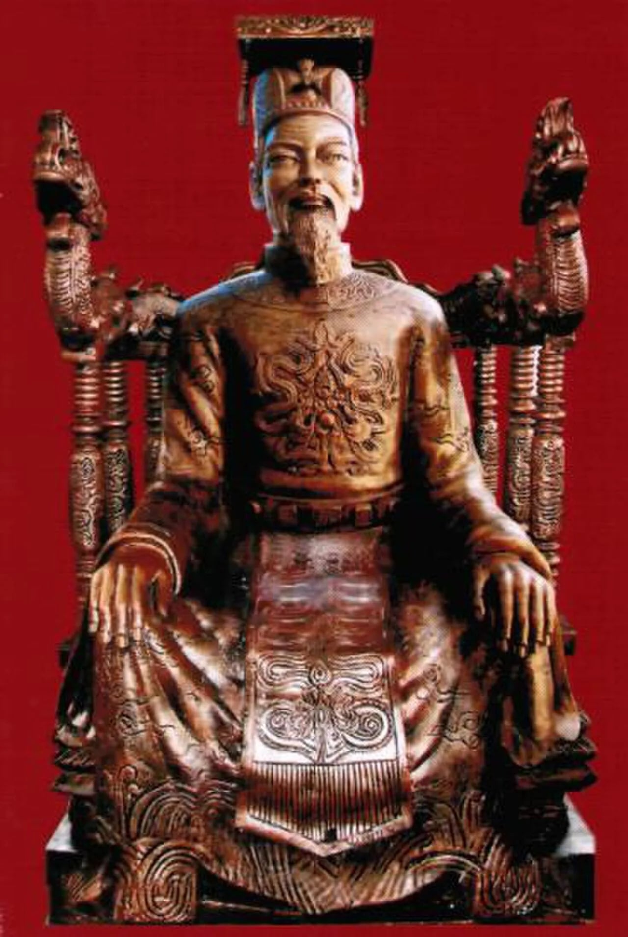 Porträt von Trần Minh Tông (1300–1357) – Gedenkseite