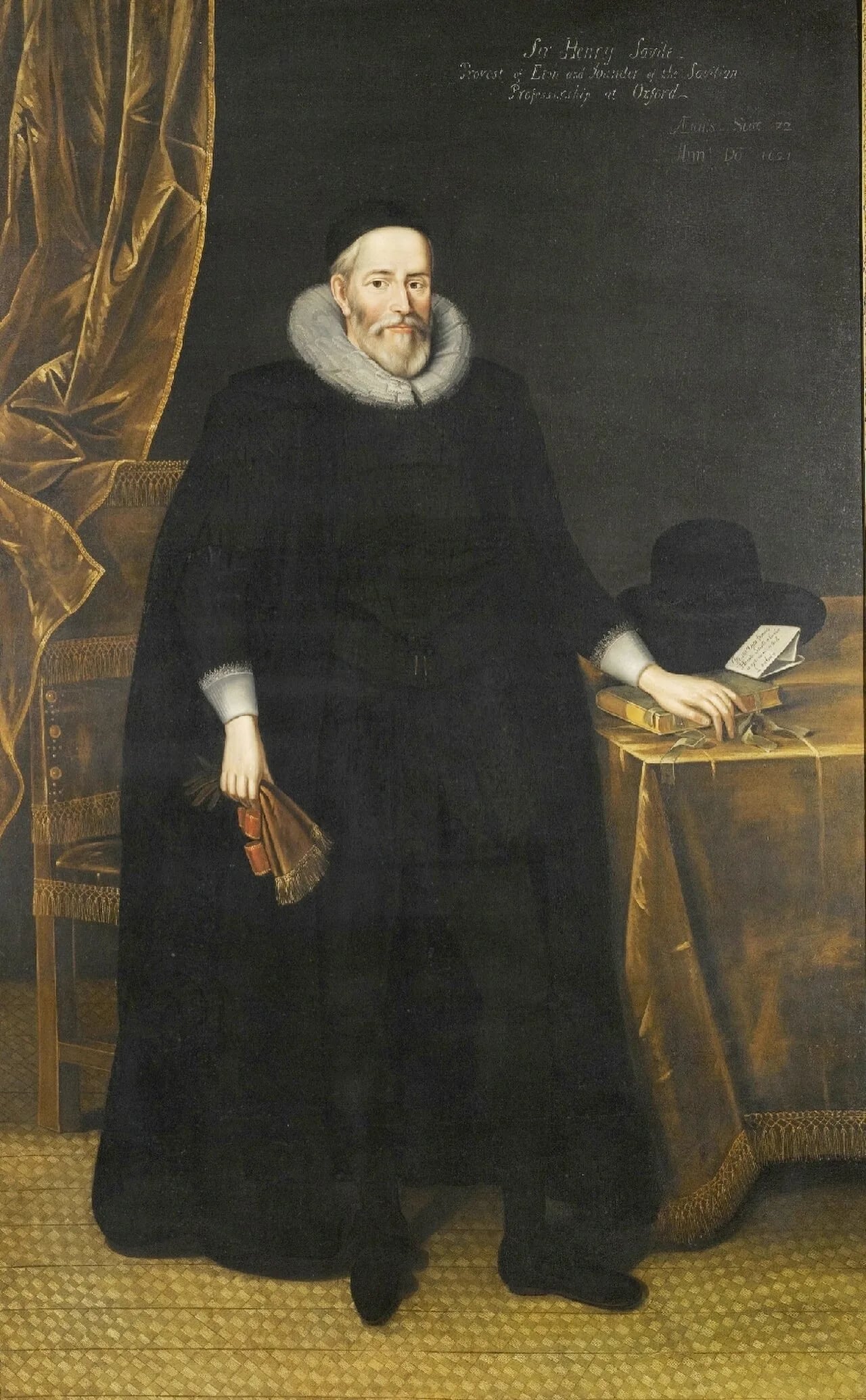 Portrait of Henry Savile (1549–1622) – memorial page