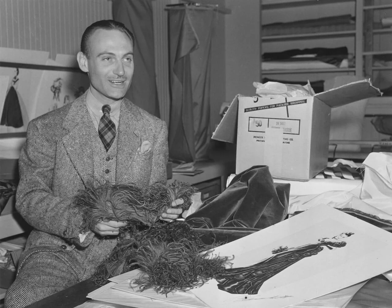 Portrait of Walter Plunkett (1902–1982) – memorial page