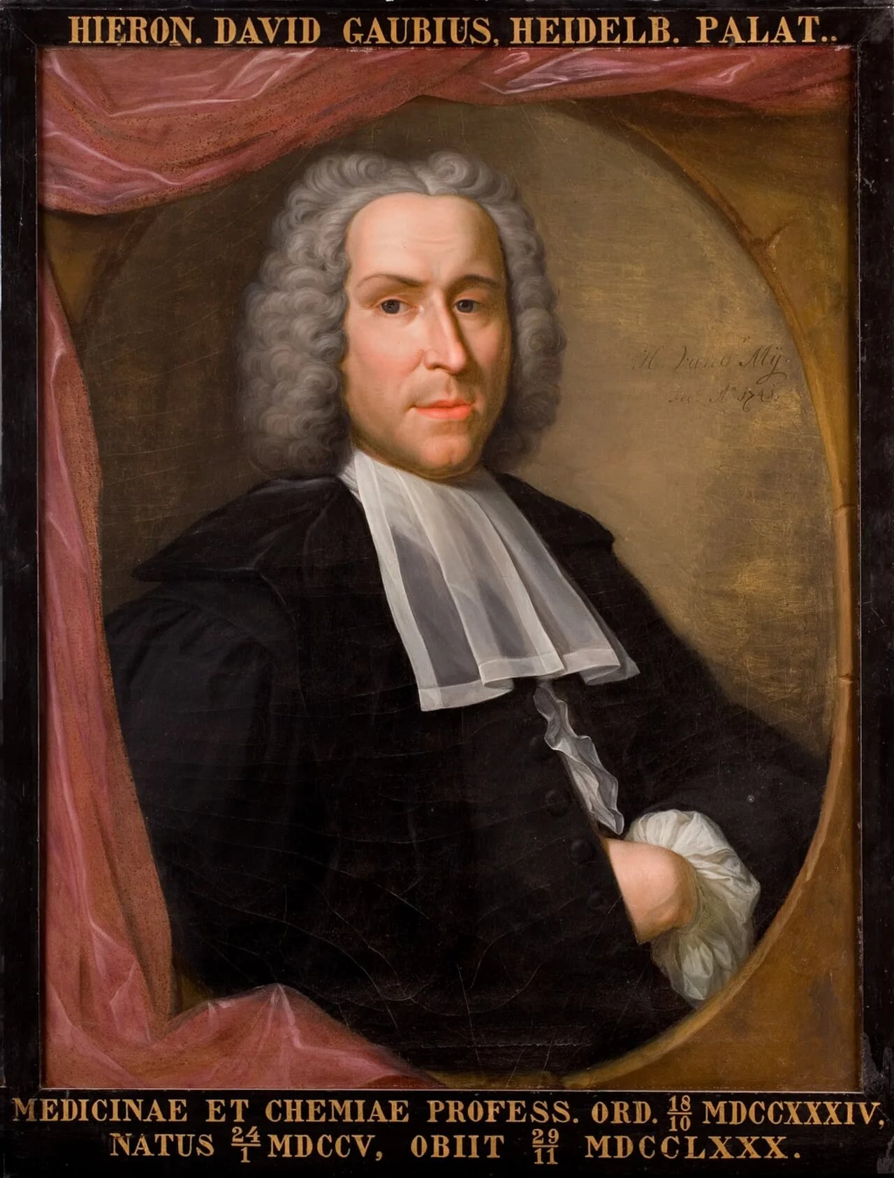 Portrait of Hieronymus David Gaub (1705–1780) – memorial page