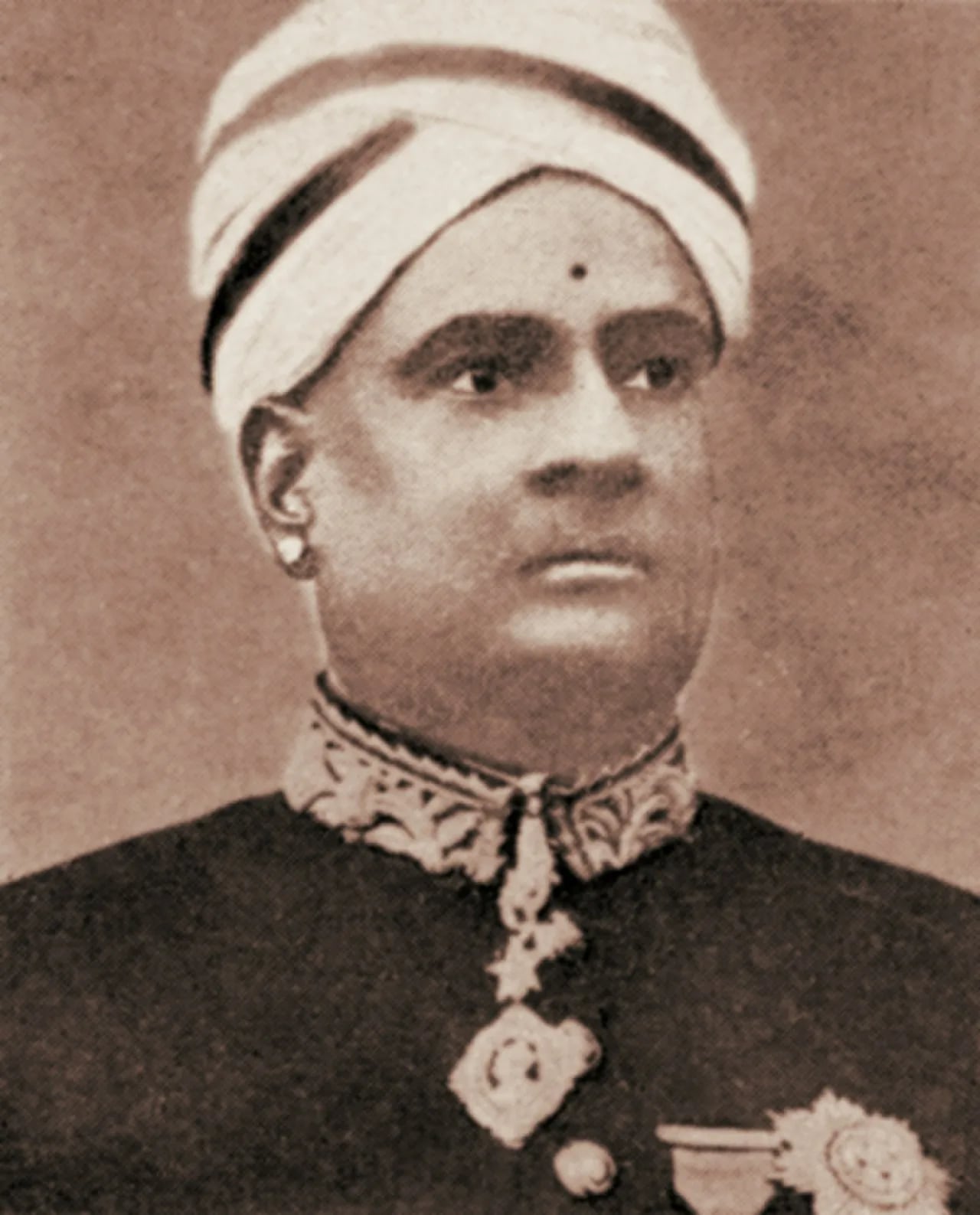 Porträt von Pazhamarneri Sundaram Sivaswamy Iyer (1864–1946) – Gedenkseite