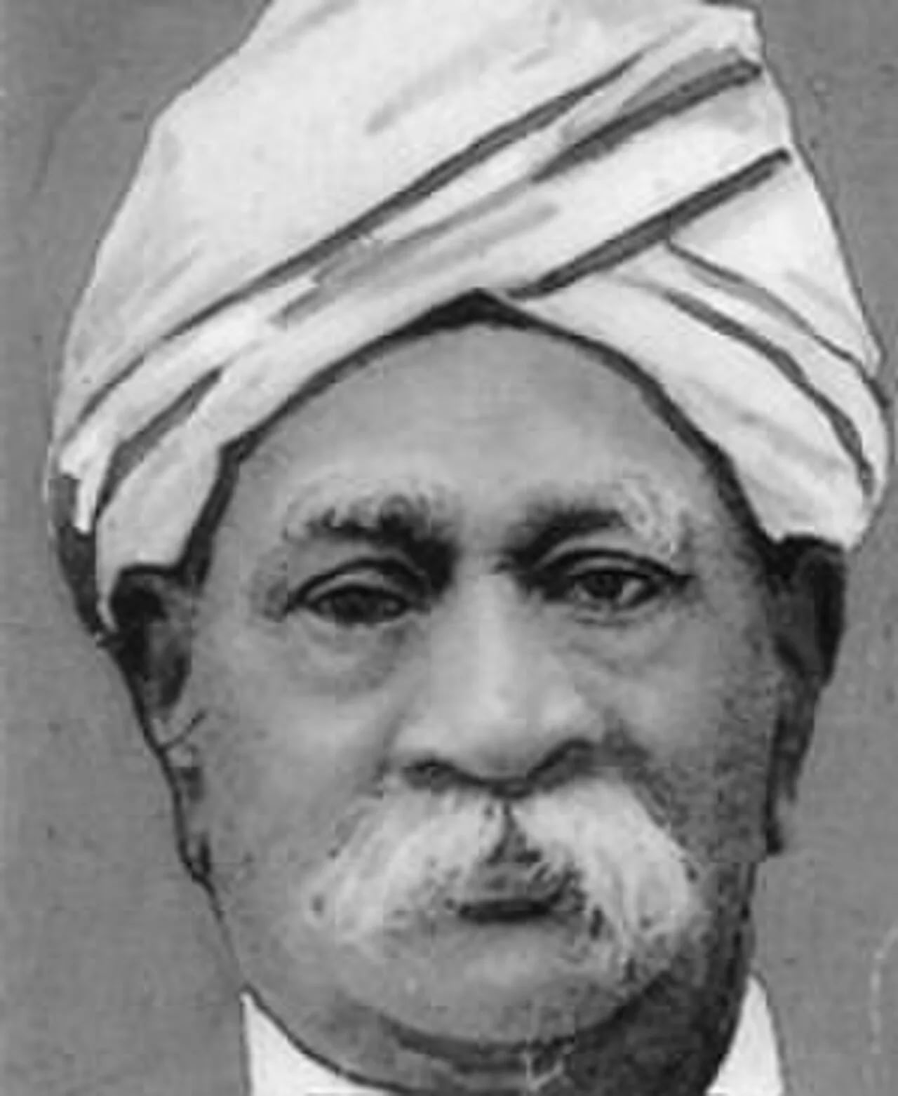 Porträt von P. Thyagarayar (1852–1925) – Gedenkseite