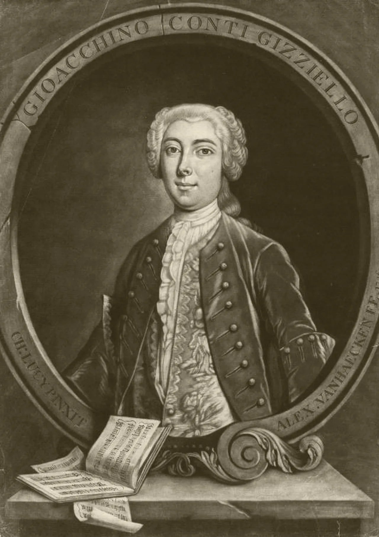 Porträt von Gizziello (1714–1761) – Gedenkseite