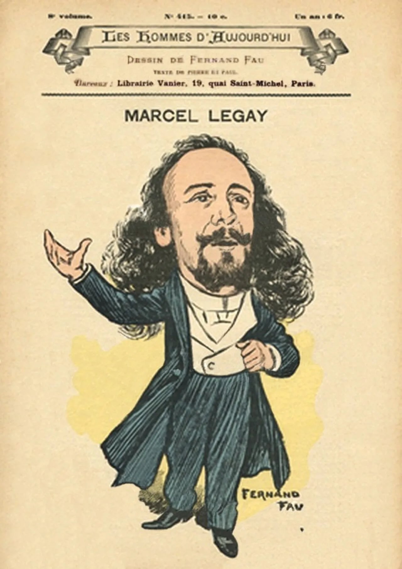 Porträt von Marcel Legay (1851–1915) – Gedenkseite