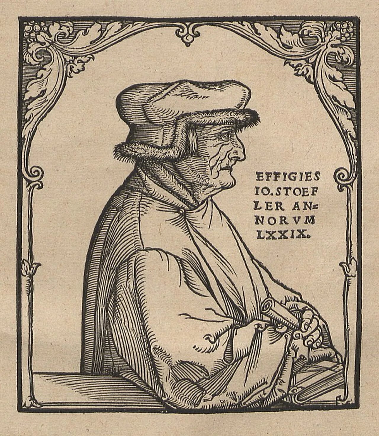 Porträt von Johannes Stöffler (1452–1531) – Gedenkseite