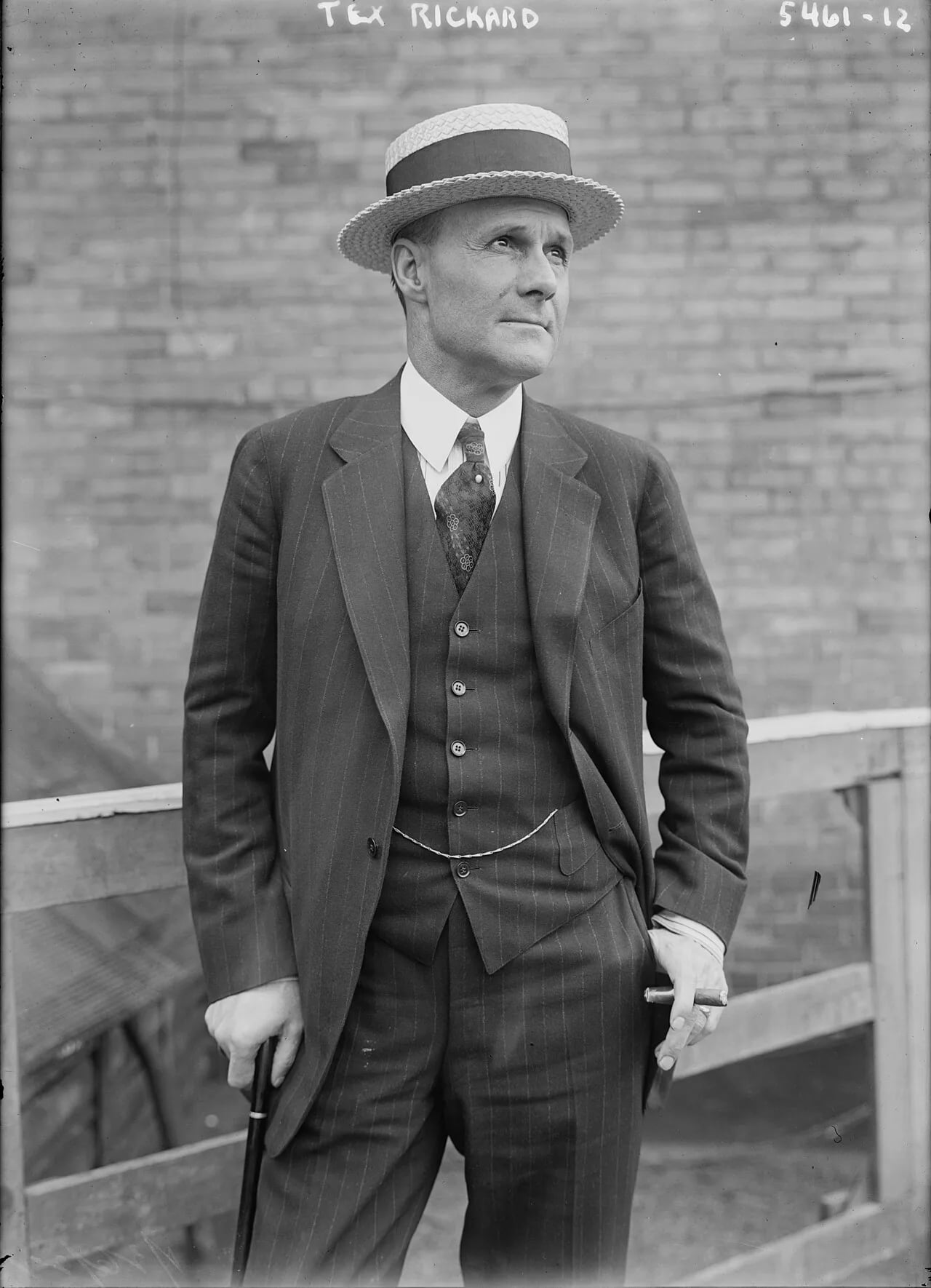 Portrait of Tex Rickard (1870–1929) – memorial page