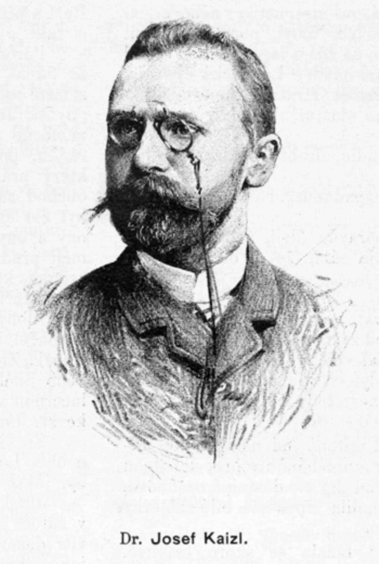 Porträt von Josef Kaizl (1854–1901) – Gedenkseite