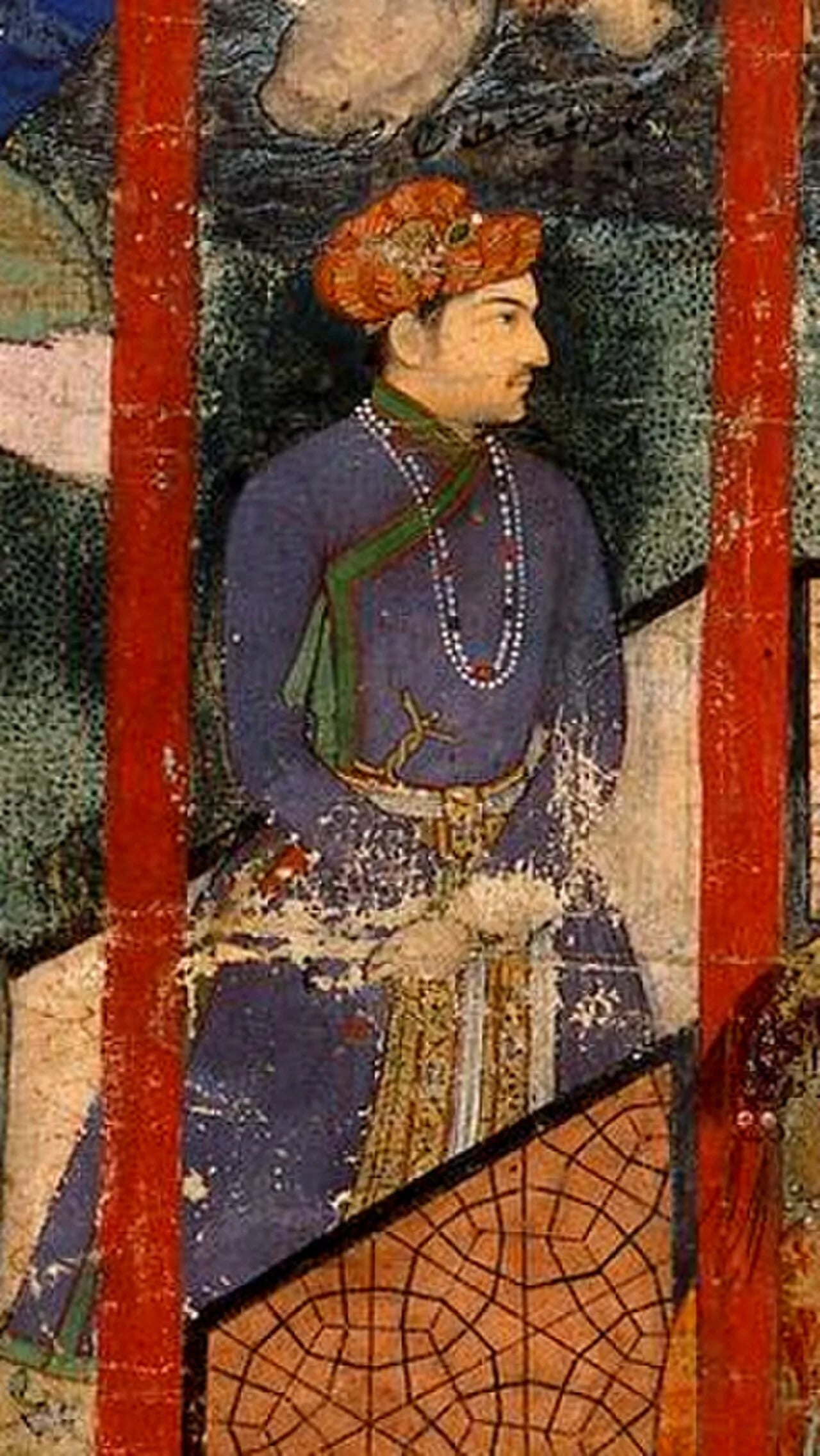 Porträt von Parviz (1589–1626) – Gedenkseite