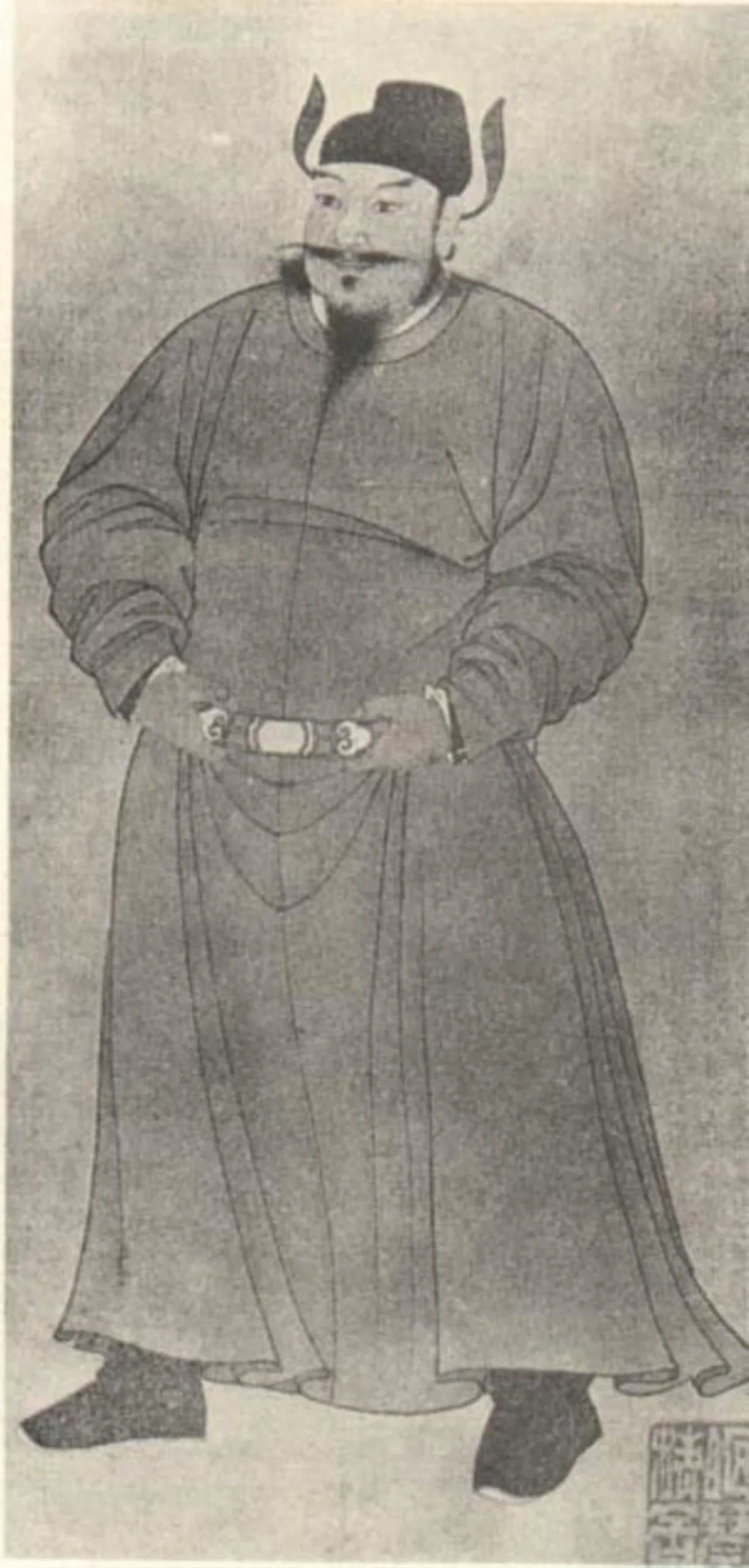 Porträt von Li Keyong (856–908) – Gedenkseite
