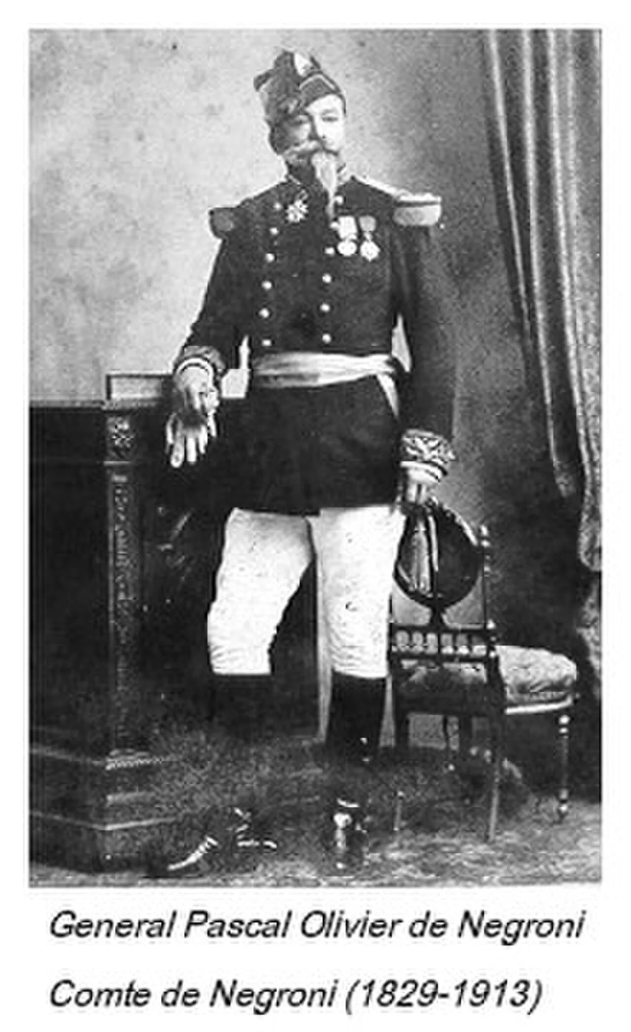 Portrait of Pascal Olivier Count de Negroni (1829–1913) – memorial page