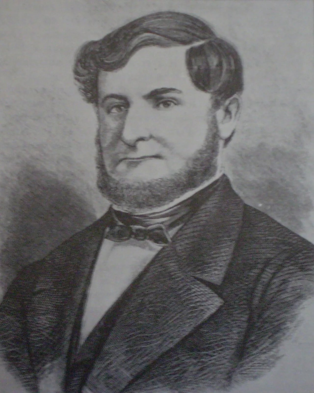 Porträt von Pastor Obligado (1818–1870) – Gedenkseite