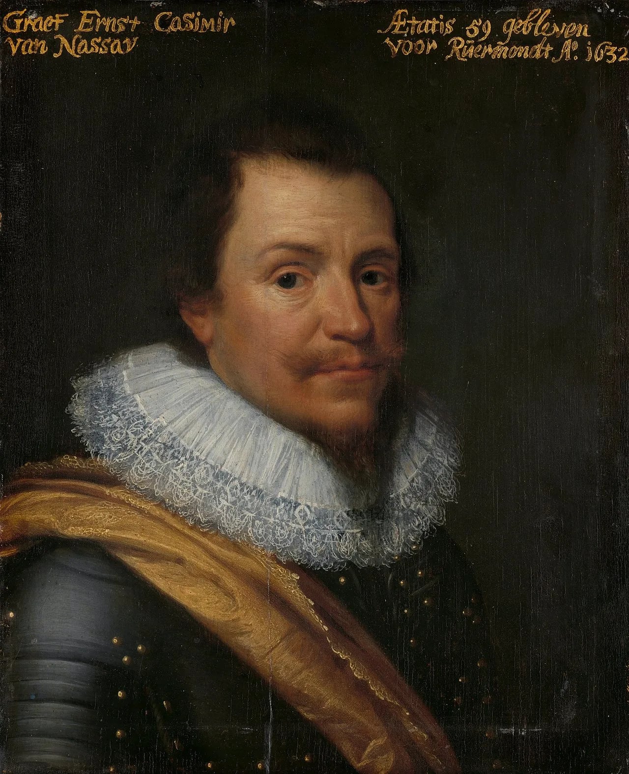 Porträt von Ernst Casimir (1573–1632) – Gedenkseite