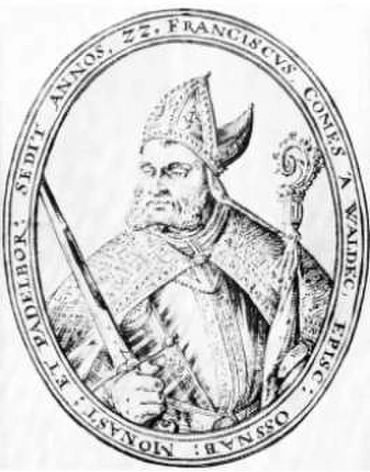 Porträt von Franz von Waldeck (1488–1553) – Gedenkseite