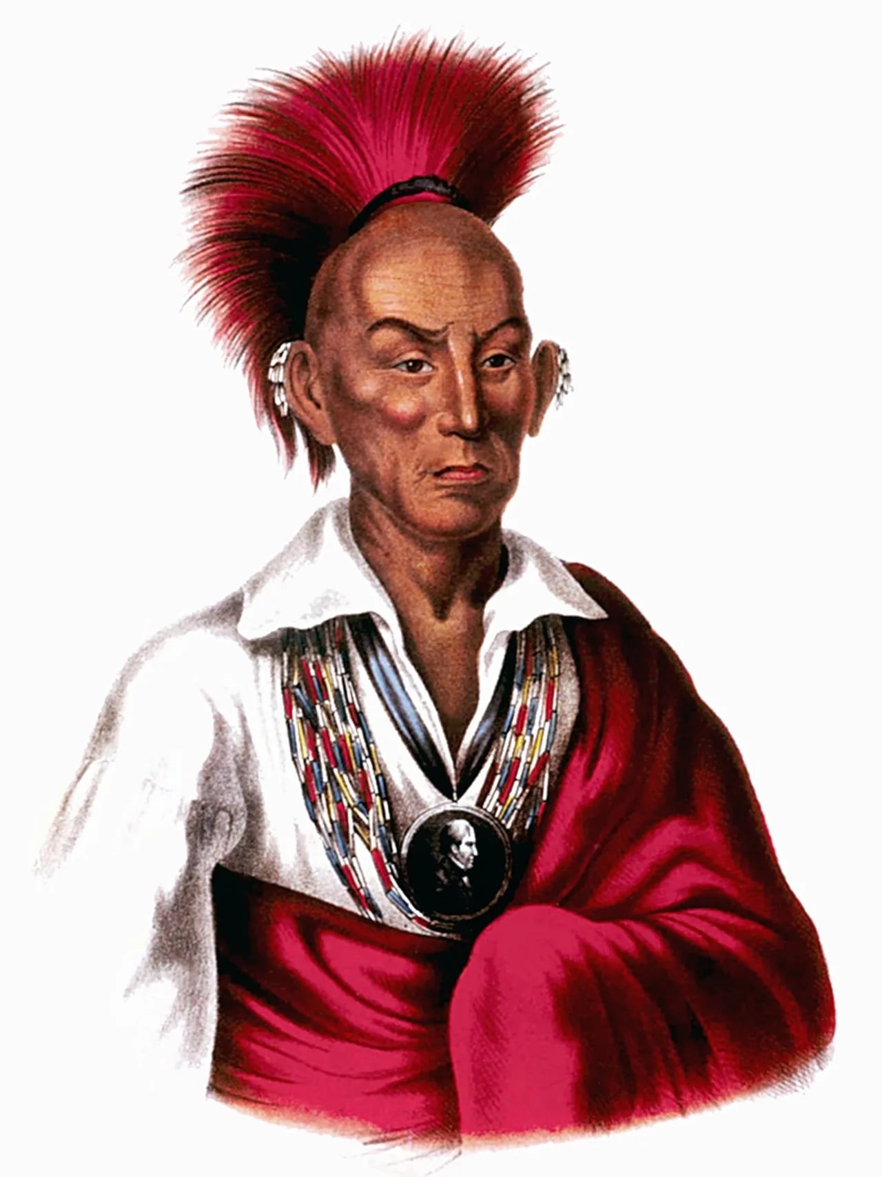 Portrait of Black Hawk (1767–1838) – memorial page