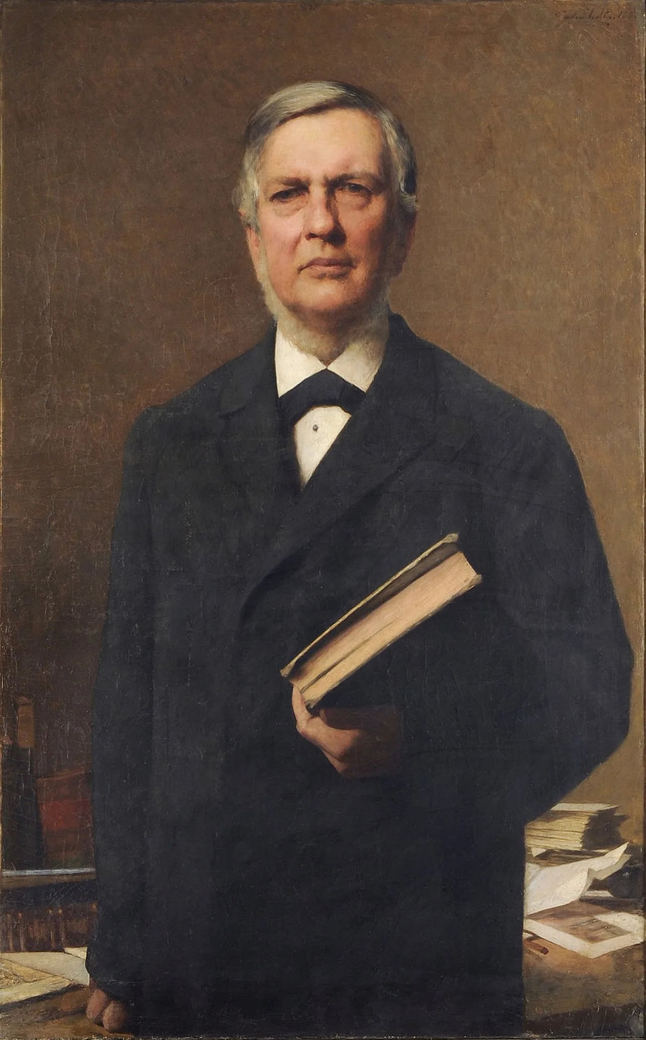 Porträt von Ernst Förstemann (1822–1906) – Gedenkseite