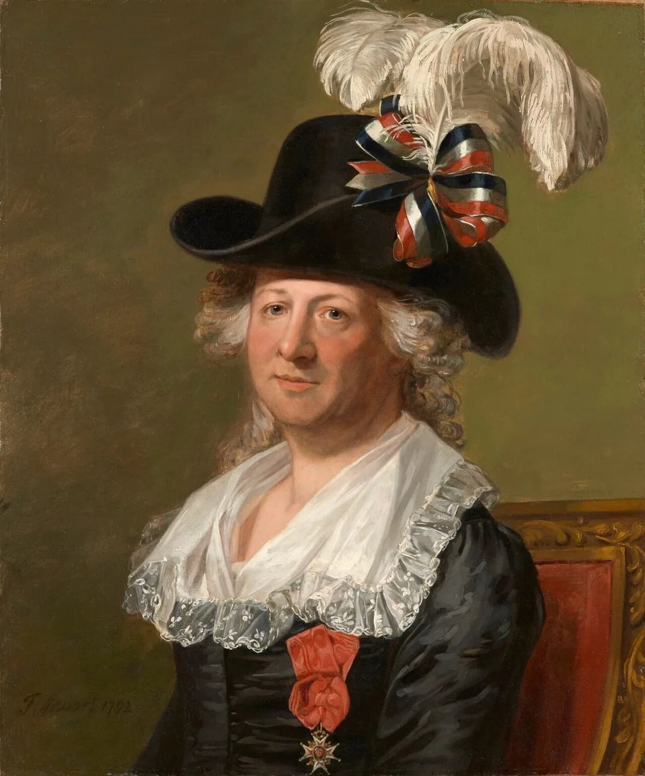 Porträt von Charles-Geneviève-Louis-Auguste-André-Timothée d’Éon de Beaumont (1728–1810) – Gedenkseite