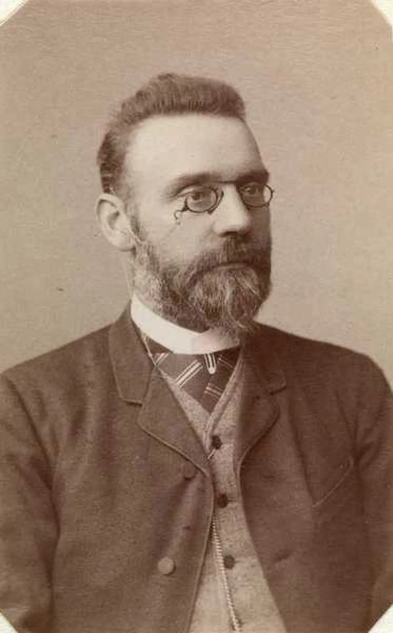 Portrait of Paul Steenstrup Koht (1844–1892) – memorial page