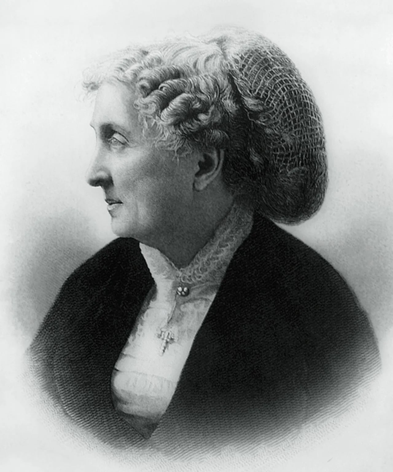 Porträt von Paulina Kellogg Wright Davis (1813–1876) – Gedenkseite