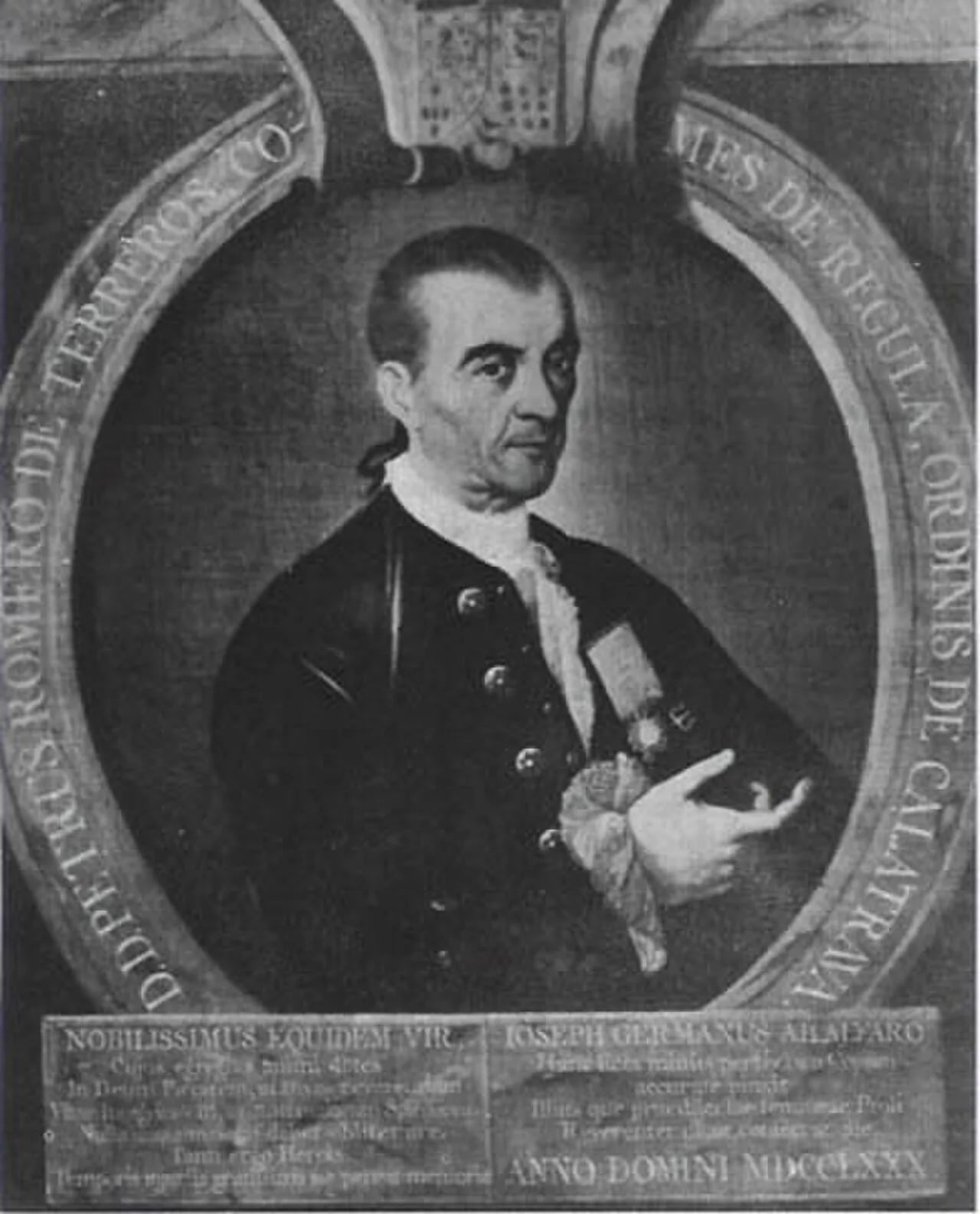 Porträt von Pedro Romero de Terreros (1710–1781) – Gedenkseite
