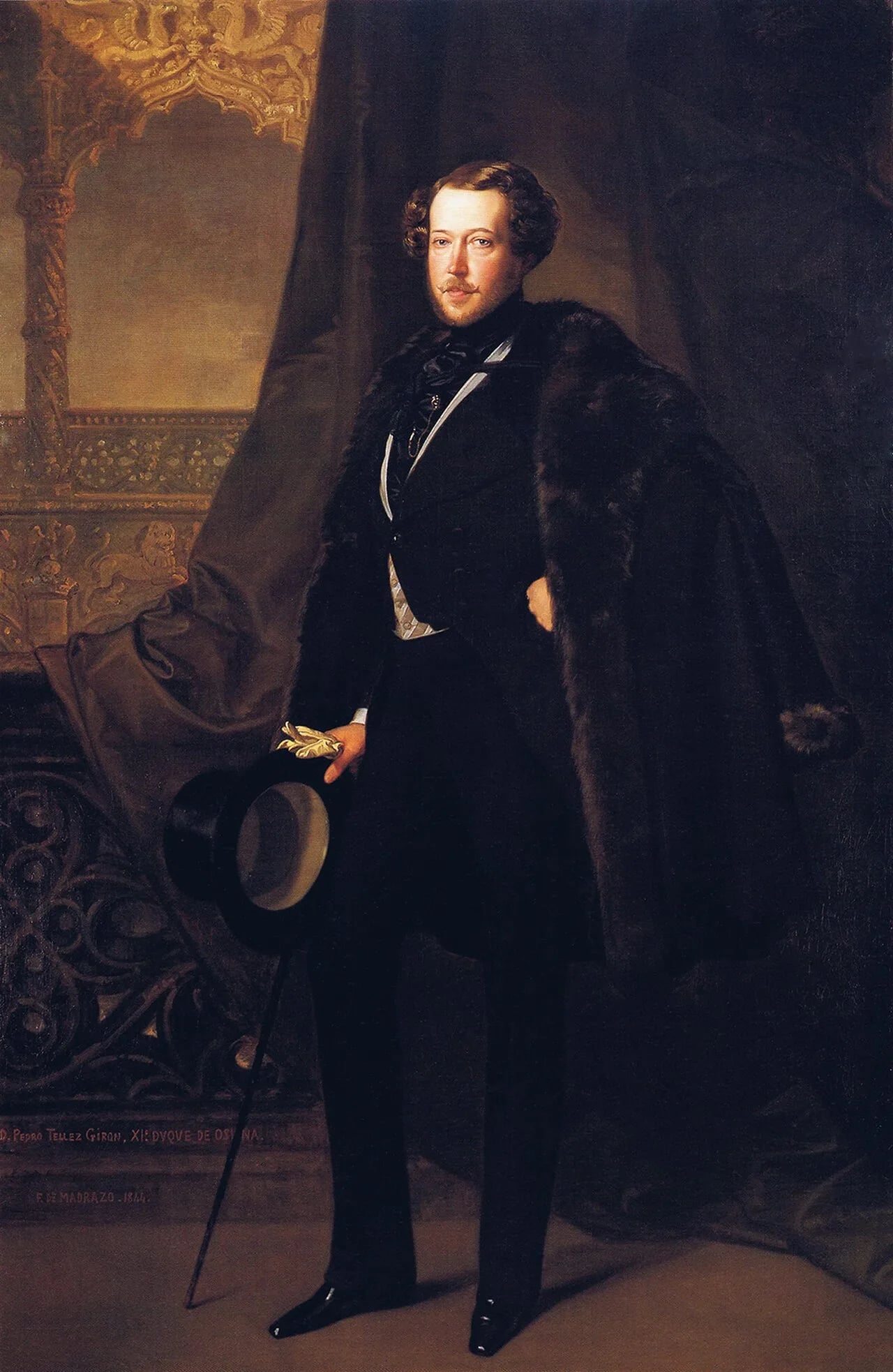 Portrait of Pedro de Alcántara Téllez-Girón y Beaufort Spontin, 14th Duke of the Infantado (1810–1844) – memorial page