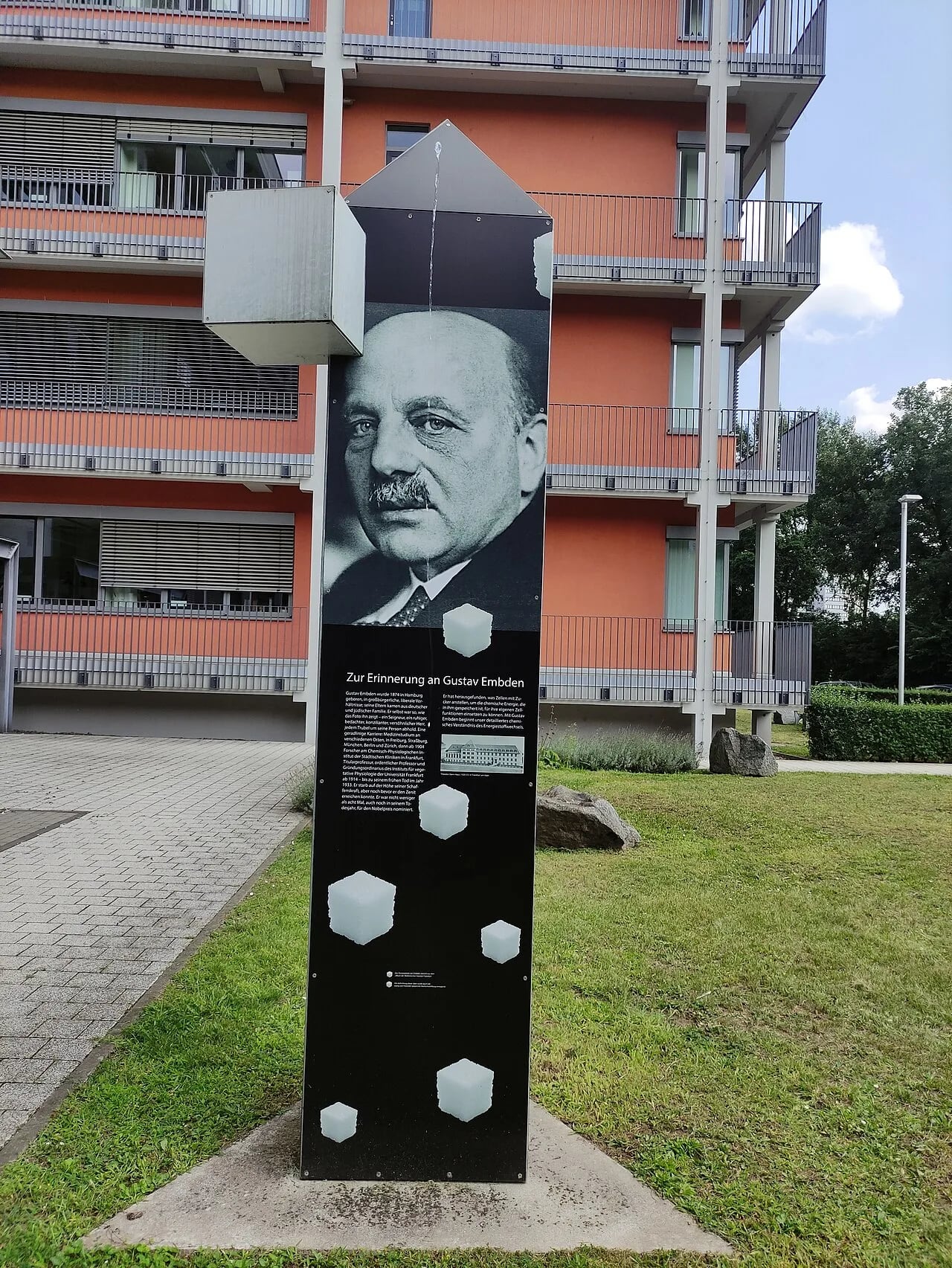 Porträt von Gustav Embden (1874–1933) – Gedenkseite