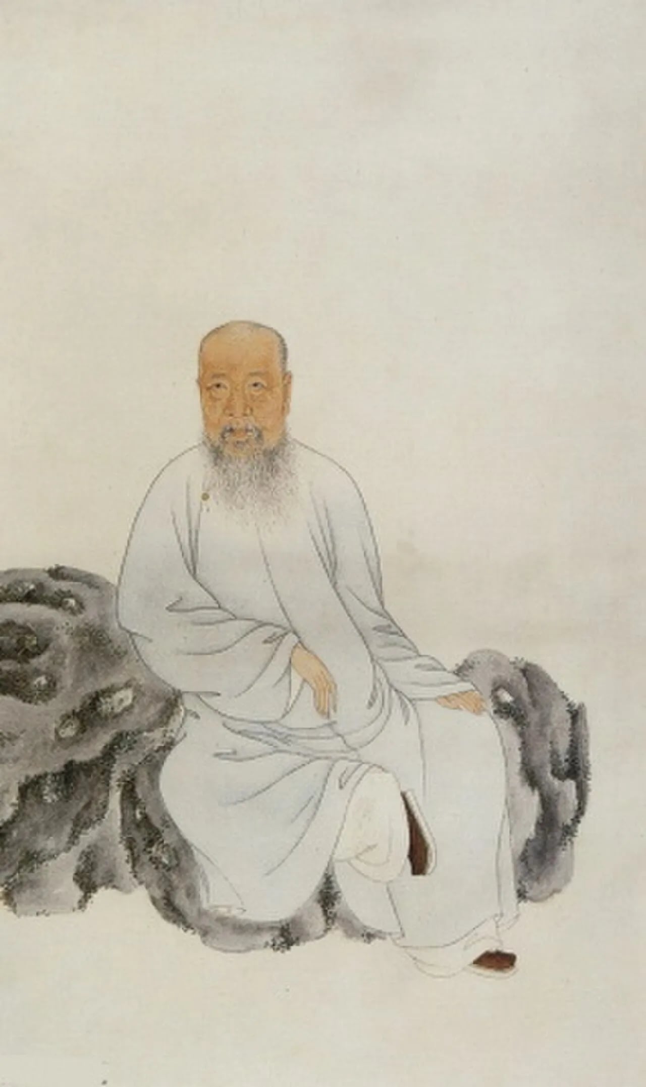Porträt von Wang Yuanqi (1642–1715) – Gedenkseite
