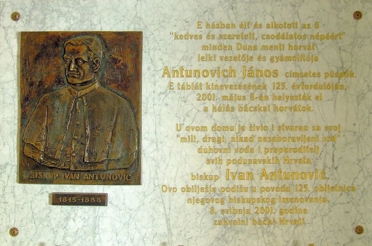Porträt von Ivan Antunović (1815–1888) – Gedenkseite