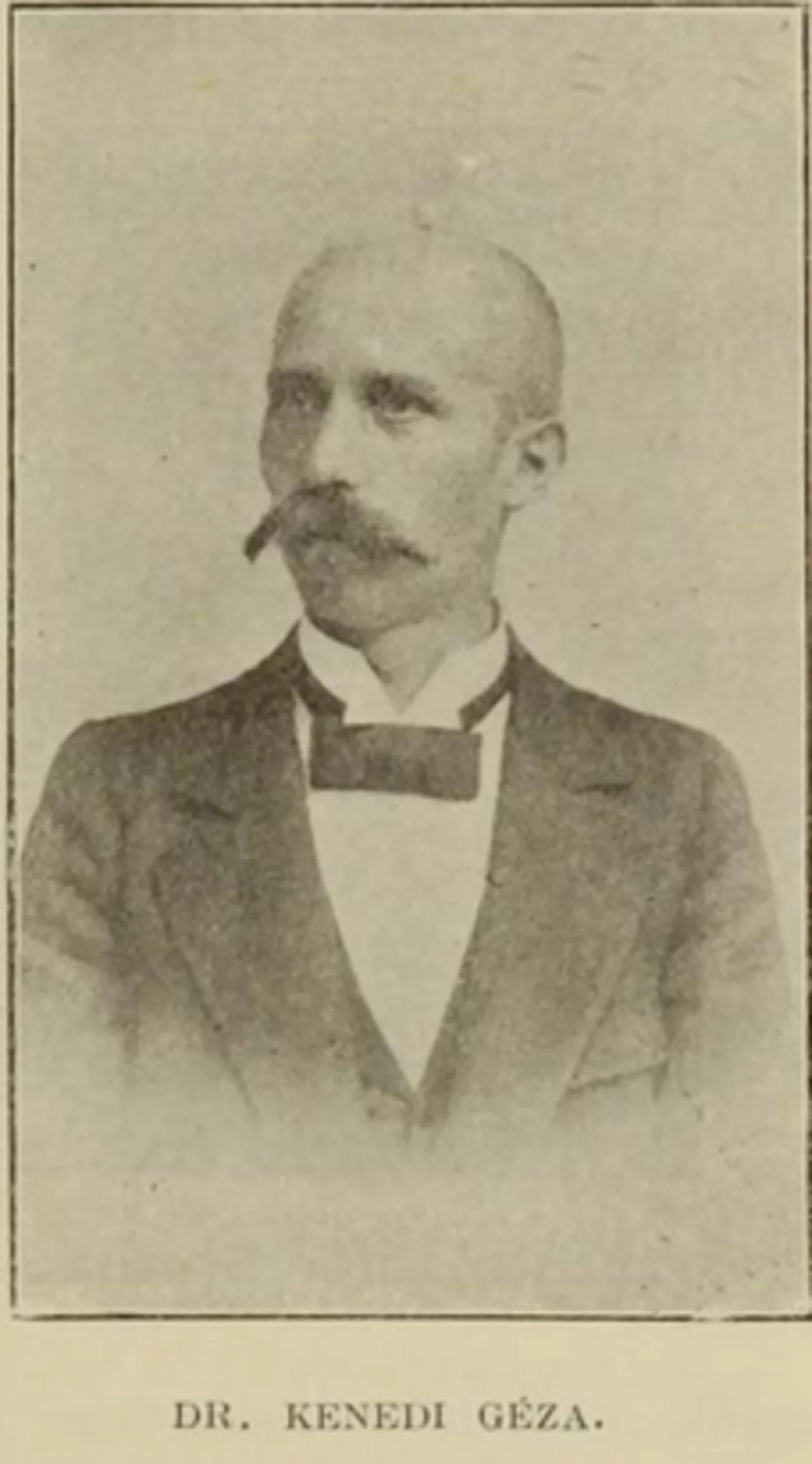 Porträt von Géza Kenedi (1853–1935) – Gedenkseite
