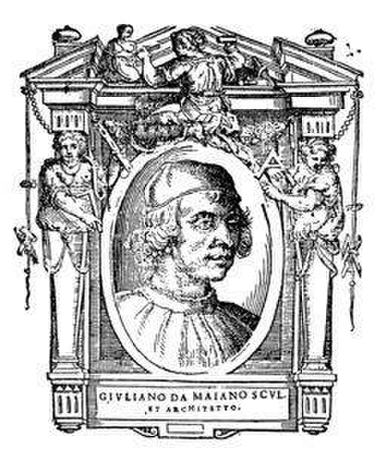 Porträt von Giuliano da Maiano (1432–1490) – Gedenkseite