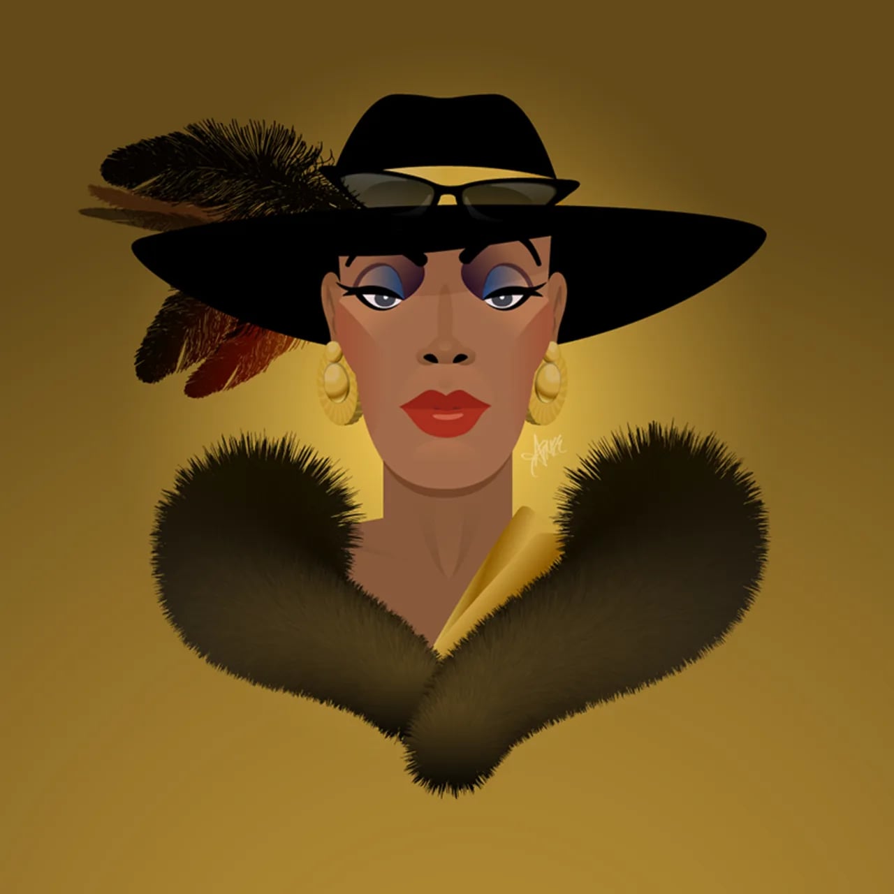 Porträt von Pepper LaBeija (1948–2003) – Gedenkseite