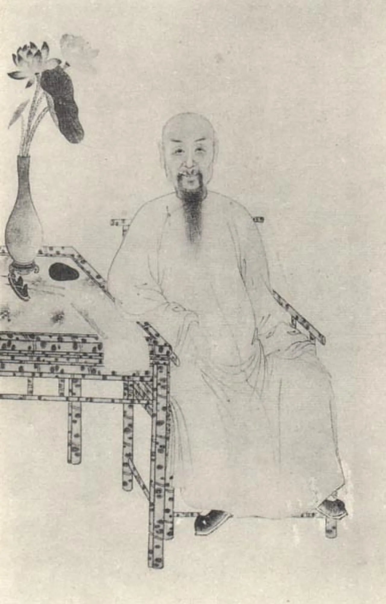 Porträt von Jiang Tingxi (1669–1732) – Gedenkseite