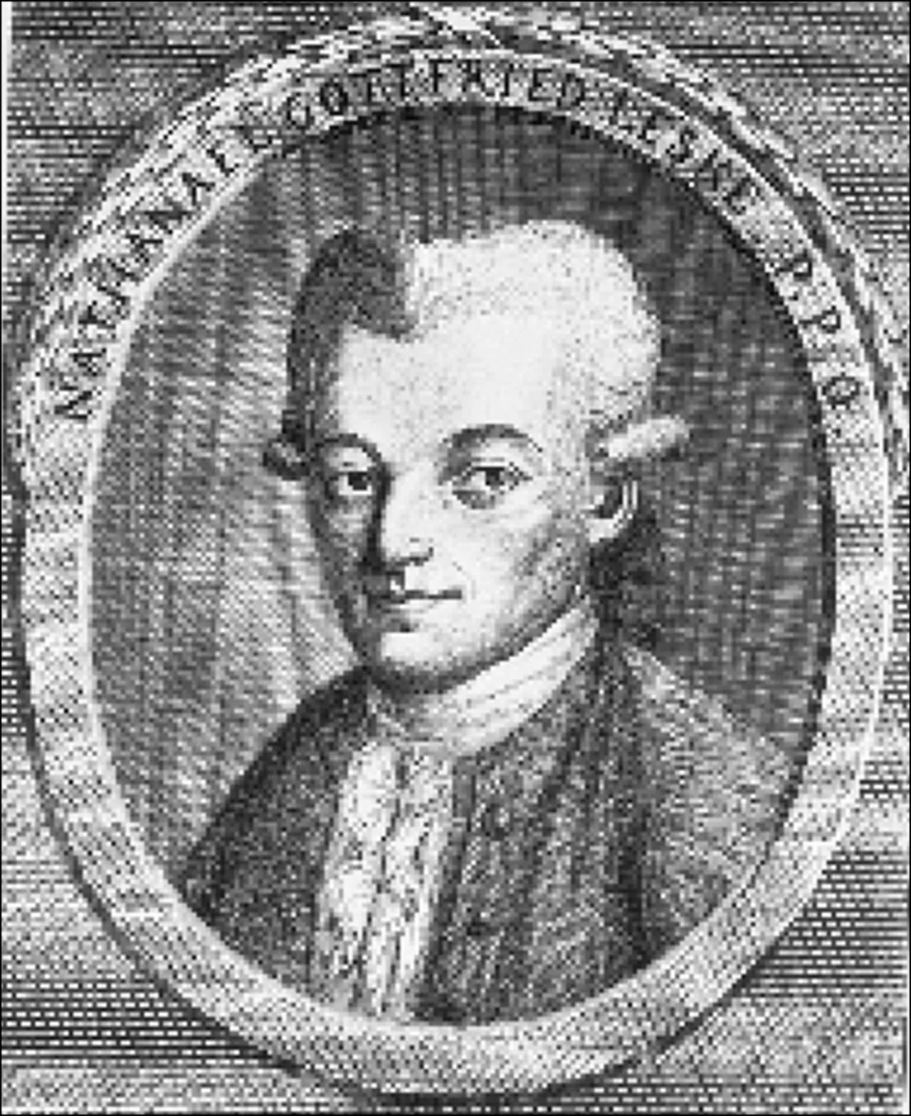 Porträt von Nathanael Gottfried Leske (1751–1786) – Gedenkseite