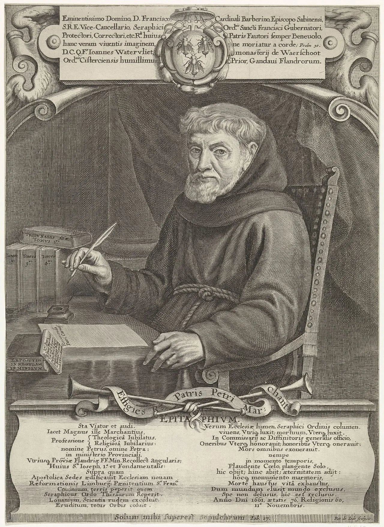 Porträt von Peter Marchant (1585–1661) – Gedenkseite