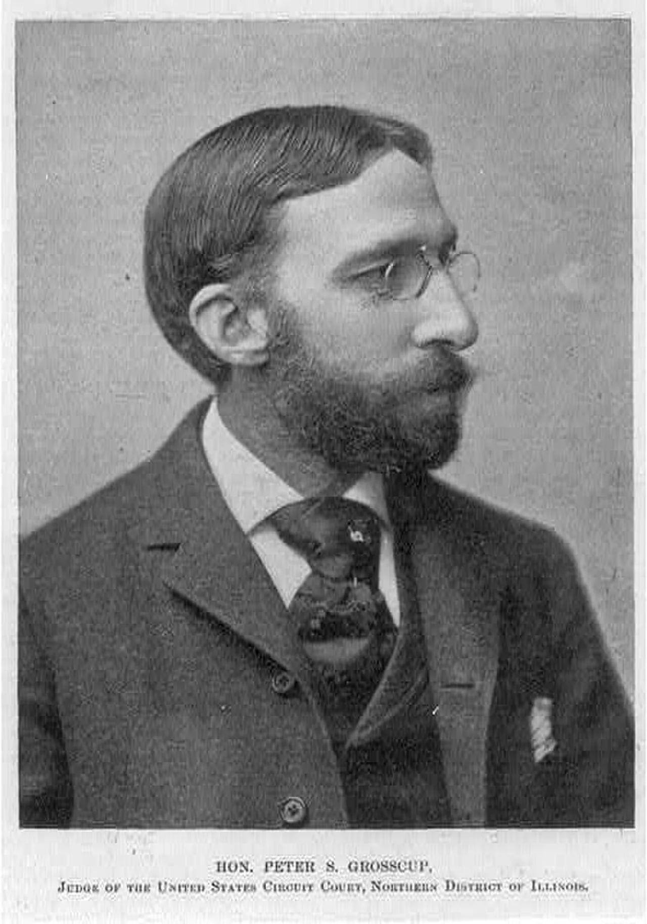 Portrait of Peter Stenger Grosscup (1852–1921) – memorial page