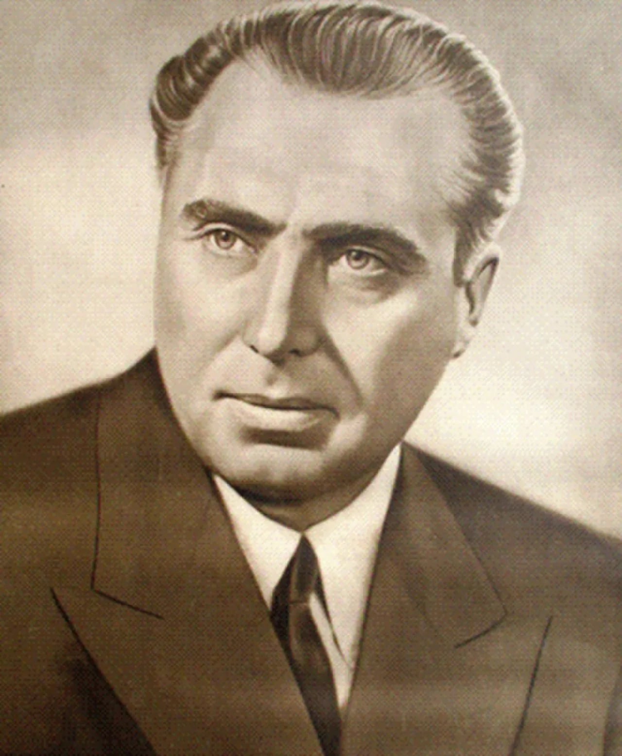 Porträt von Petre Borilă (1906–1973) – Gedenkseite