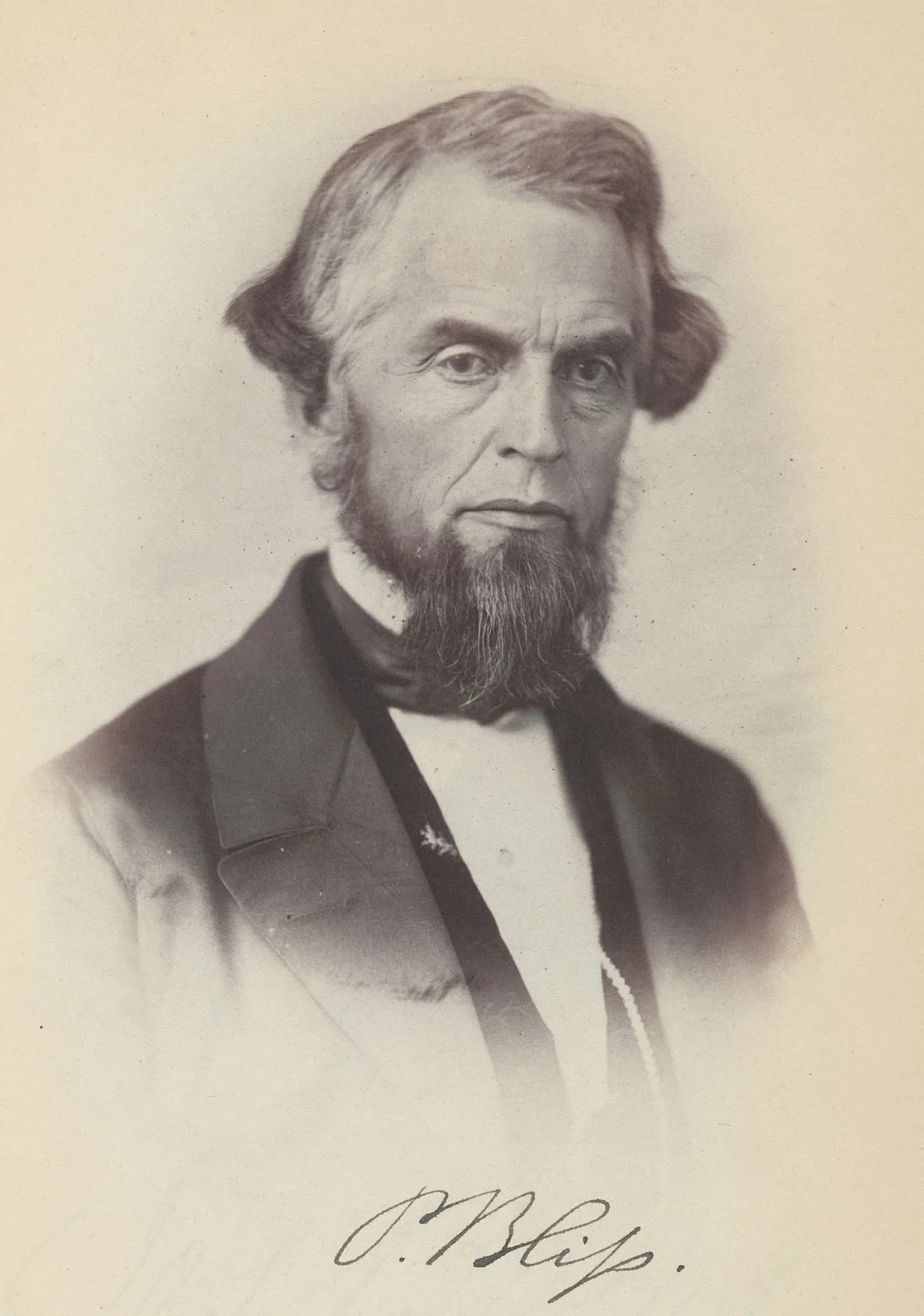 Porträt von Philemon Bliss (1813–1889) – Gedenkseite