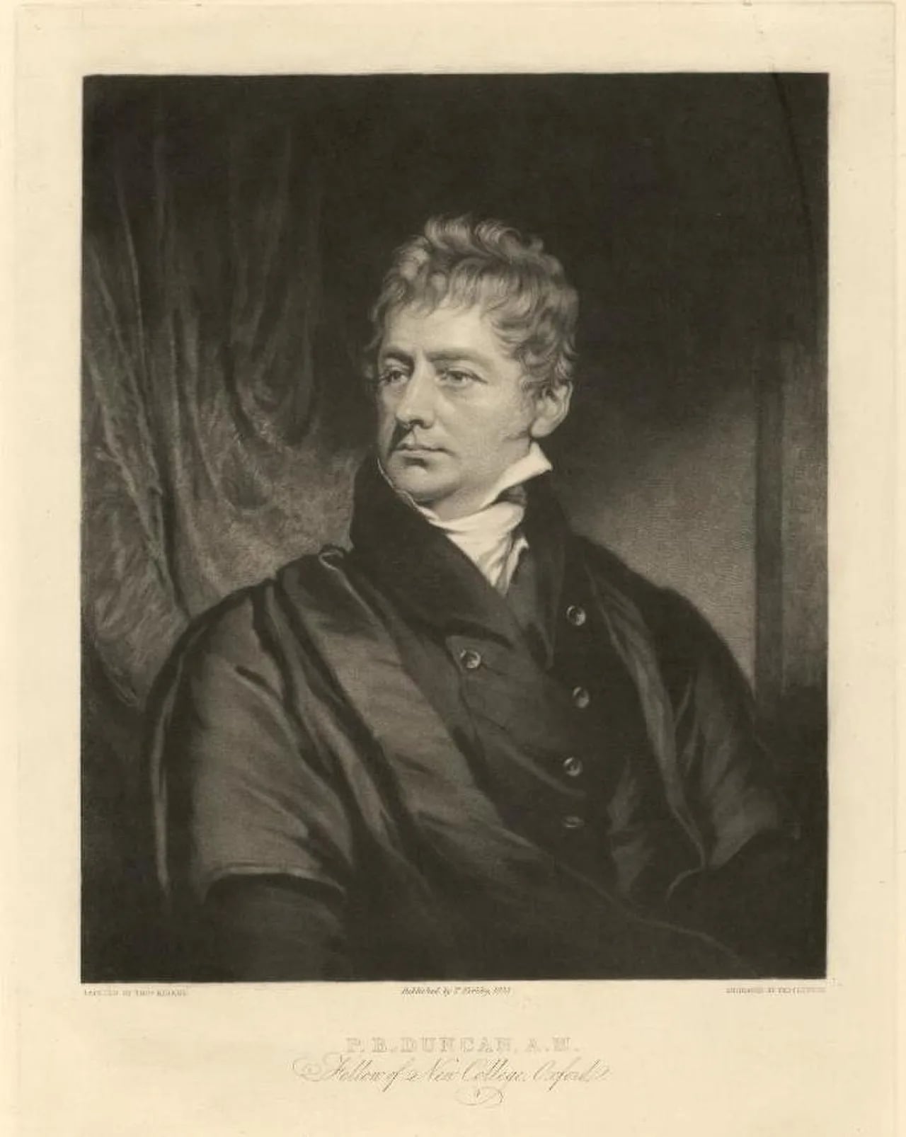 Portrait of Philip Bury Duncan (1772–1863) – memorial page