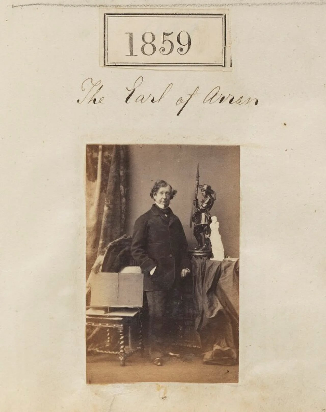 Portrait of Philip Gore, 4th Earl of Arran (1801–1884) – memorial page