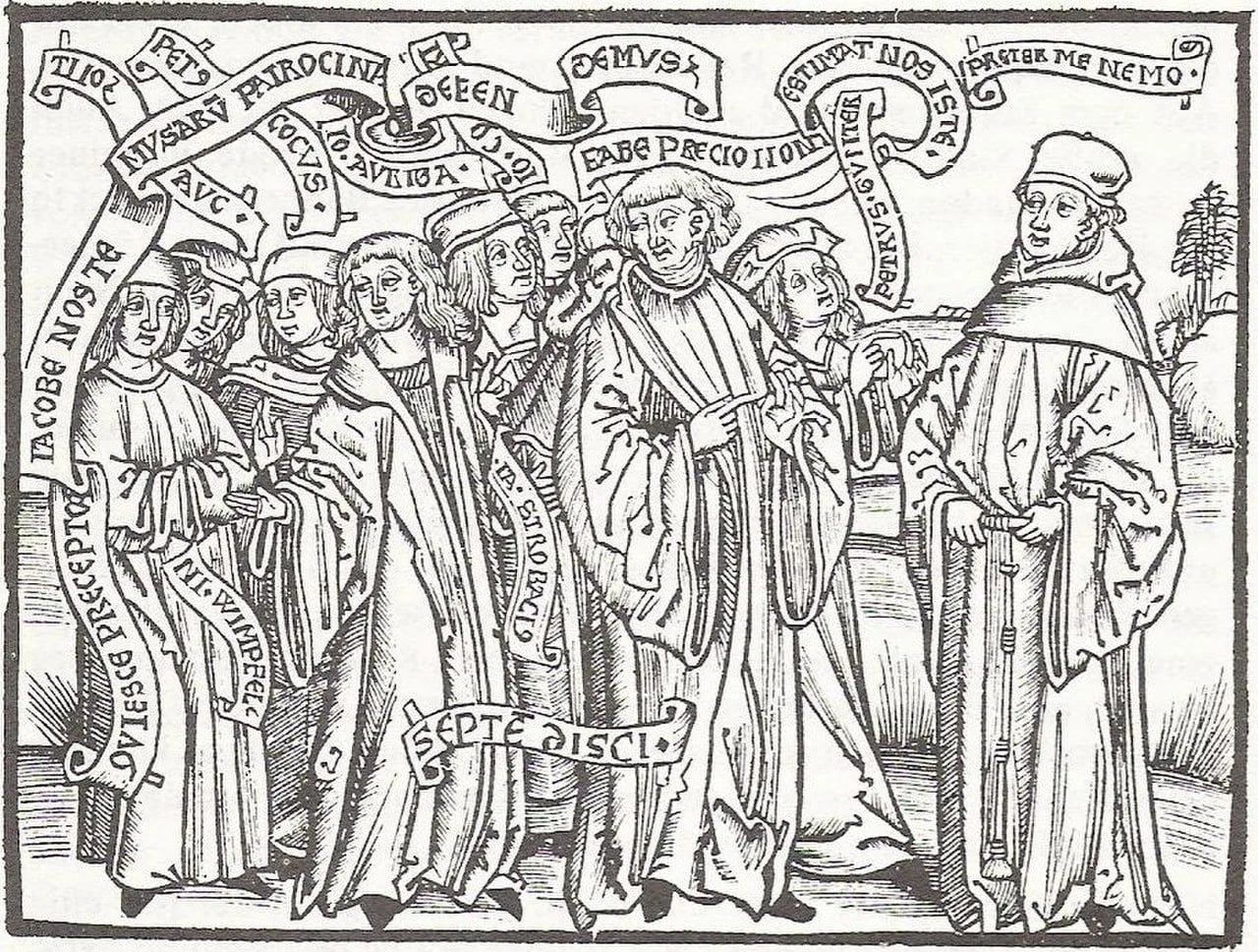 Porträt von Jakob Wimpfeling (1450–1528) – Gedenkseite