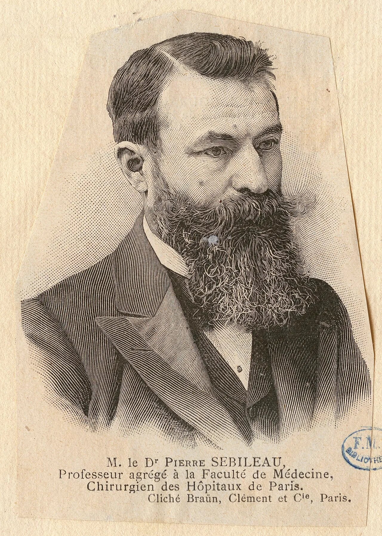 Porträt von Pierre Sebileau (1860–1953) – Gedenkseite