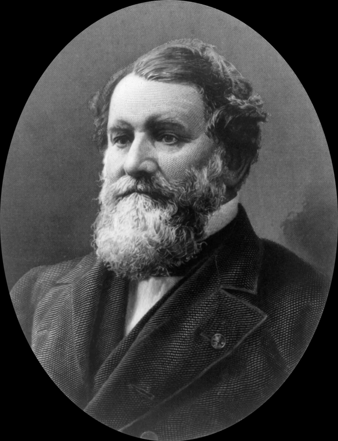 Porträt von Cyrus McCormick (1809–1884) – Gedenkseite