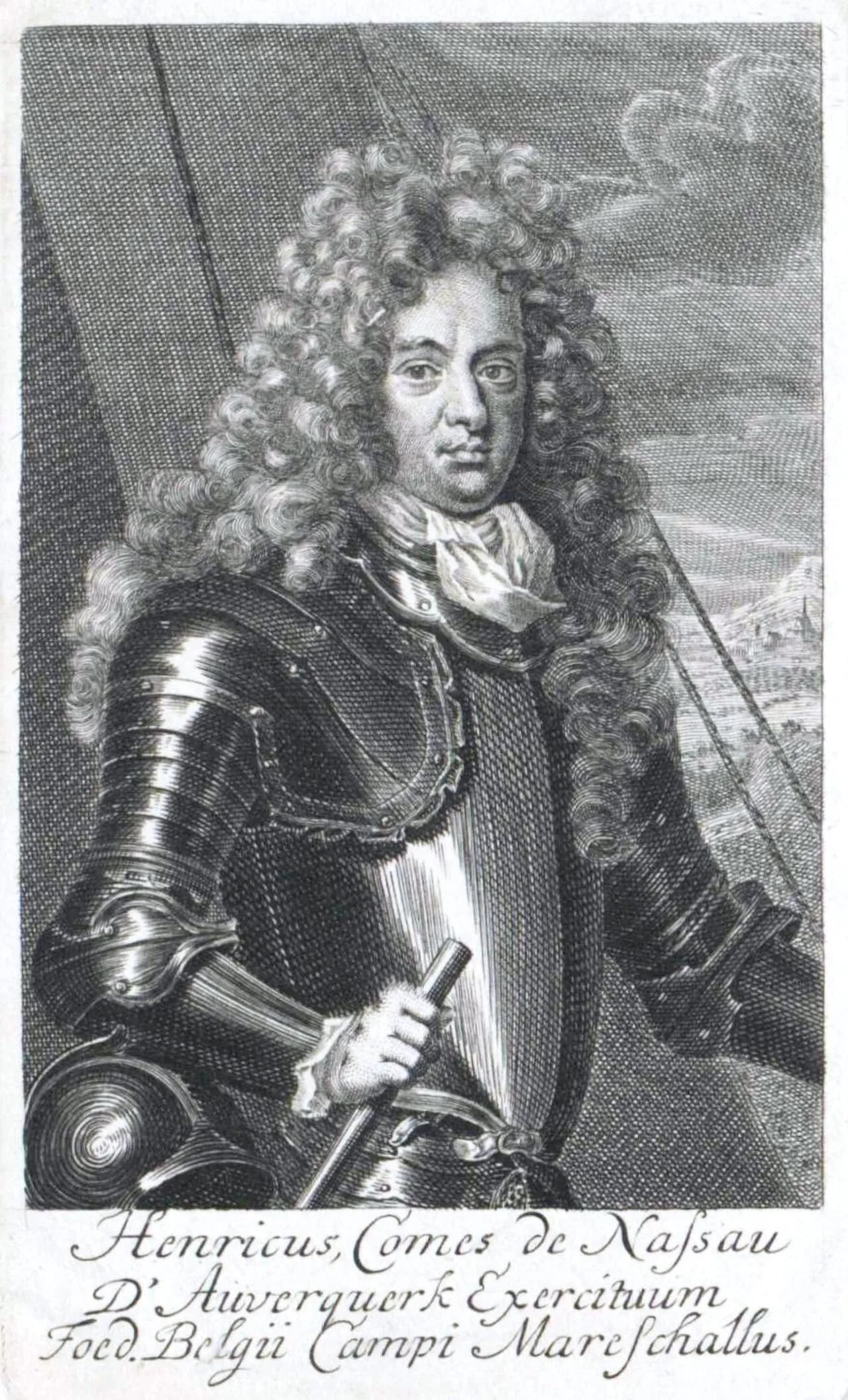 Porträt von Heinrich von Nassau-Dillenburg (1641–1701) – Gedenkseite