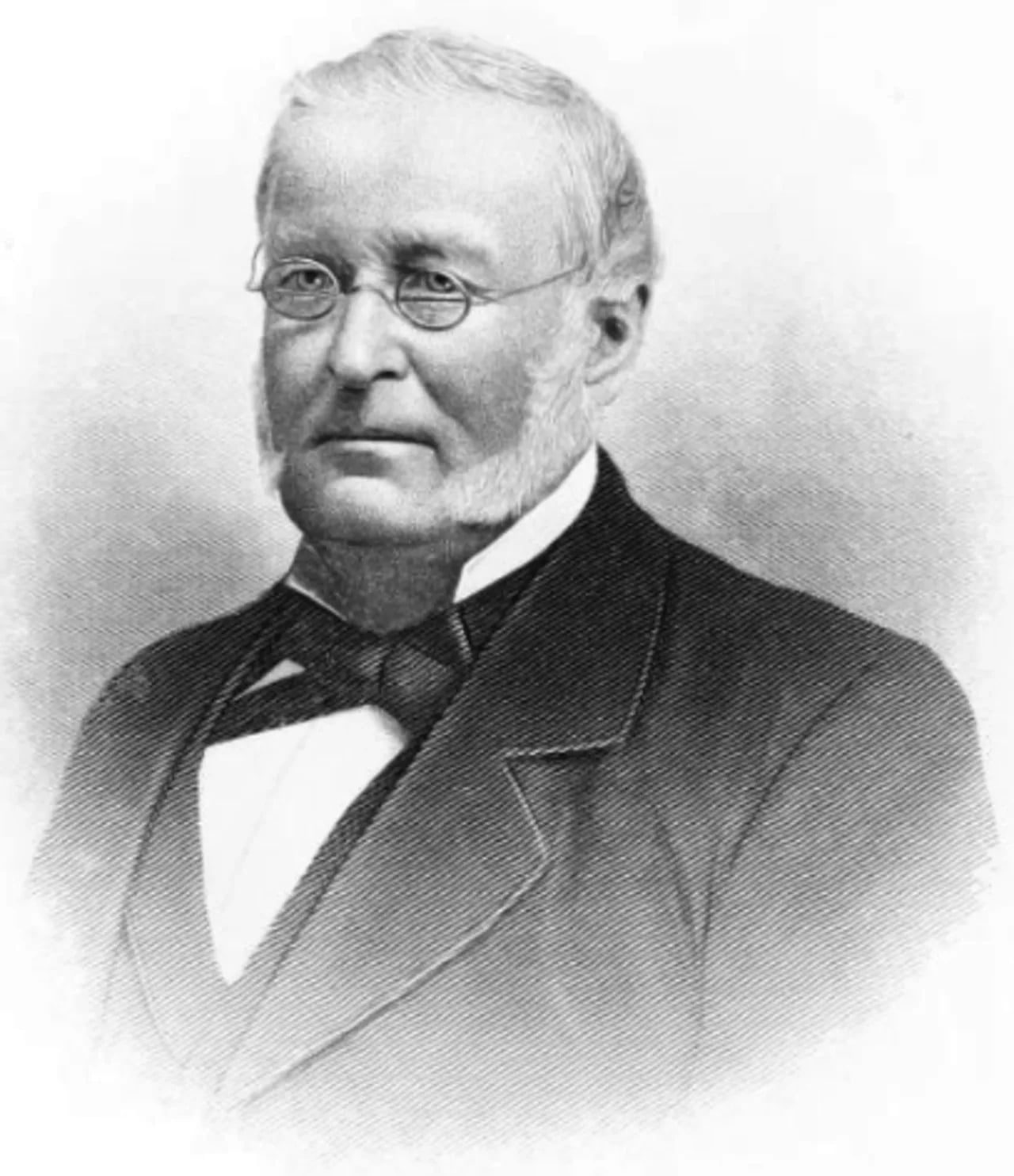 Porträt von Joseph Glidden (1813–1906) – Gedenkseite