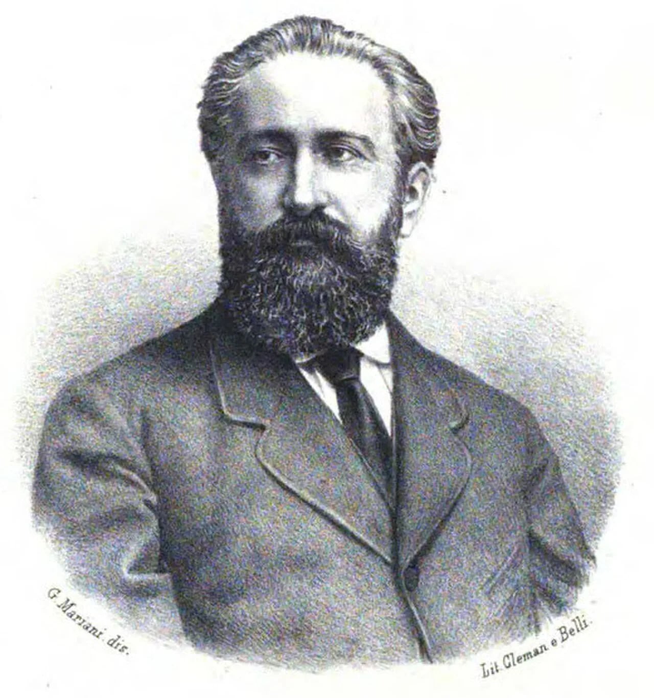 Porträt von Emidio Renazzi (1826–1891) – Gedenkseite